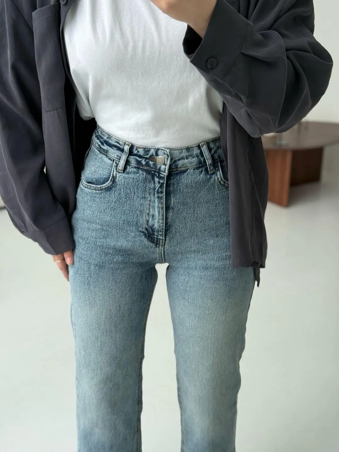 Premium Paçası Kesik Jean 293