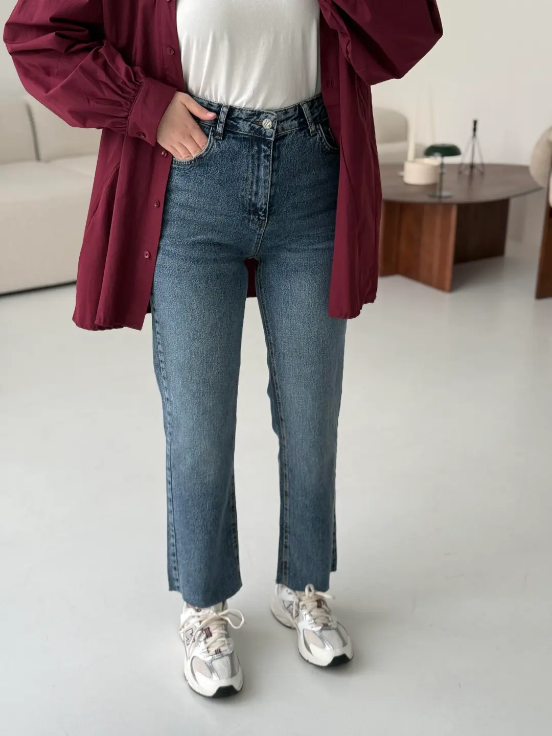 Premium Paçası Kesik Jean 277 - Görsel 2