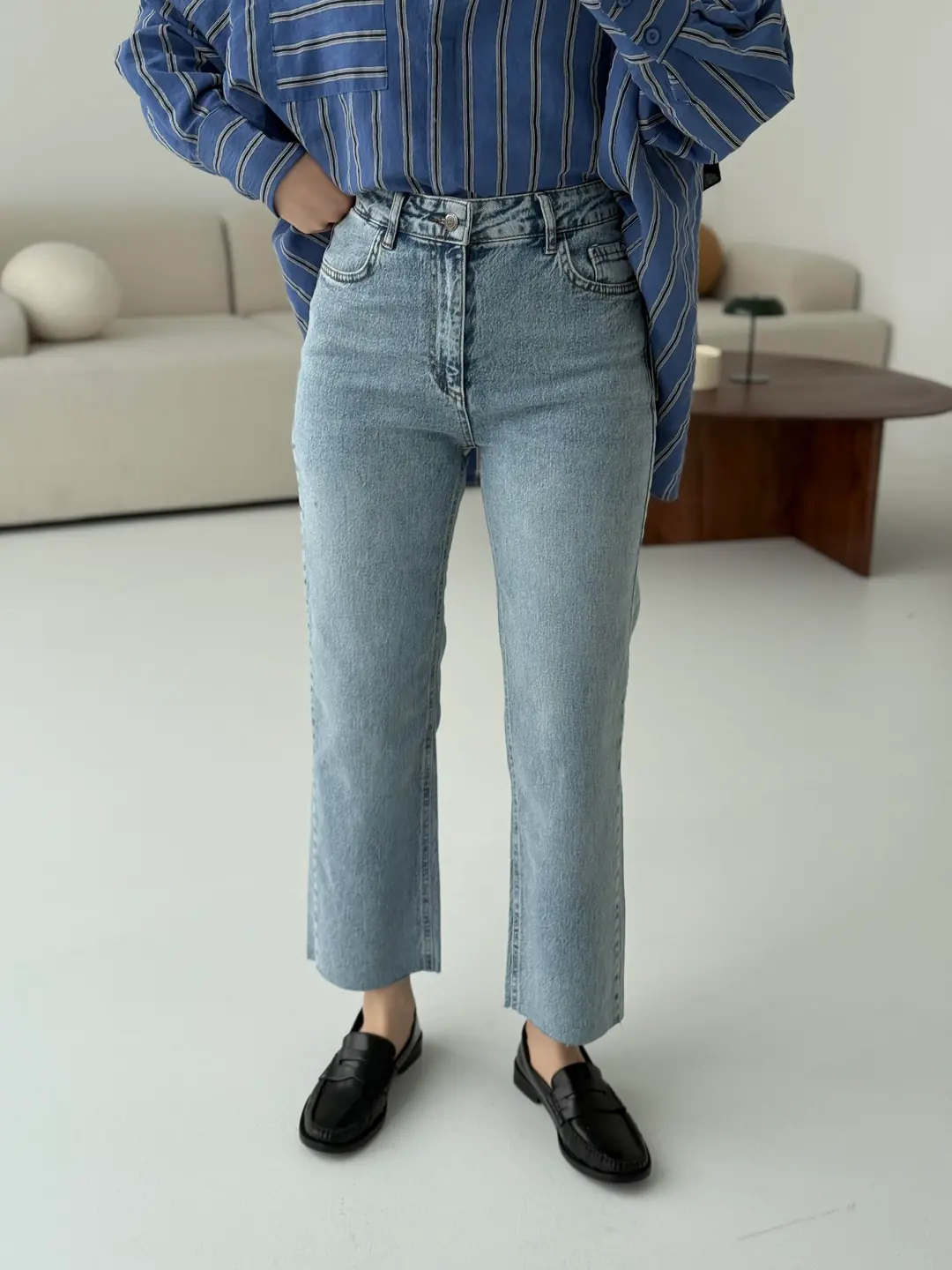 Premium Paçası Kesik Jean R62