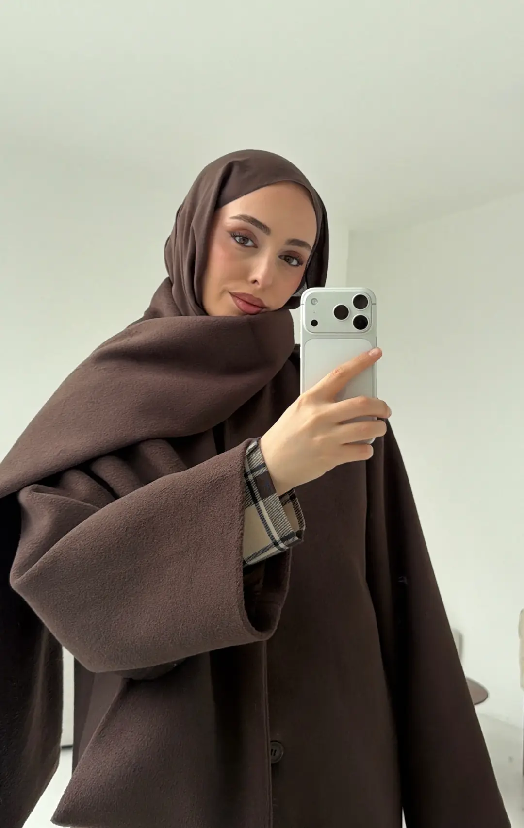 Atkılı Kaşe Kaban - Görsel 2