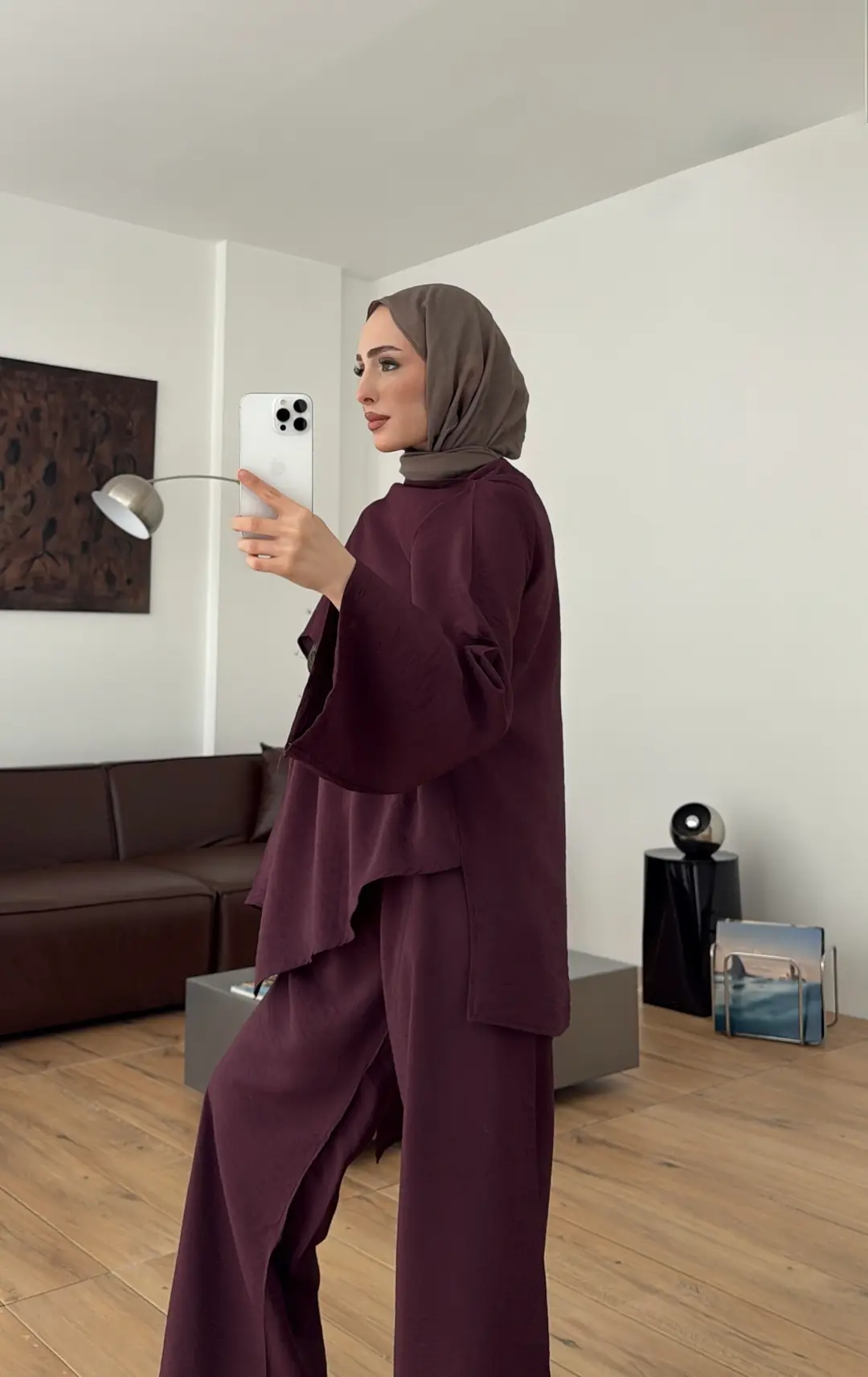 Atkılı Takım Bordo - Görsel 5