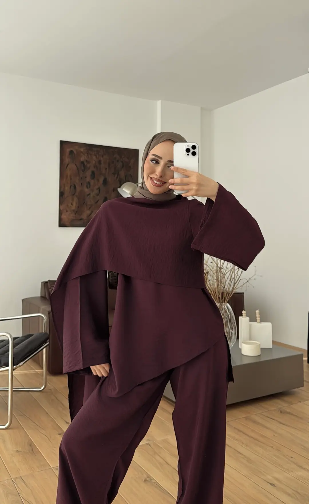 Atkılı Takım Bordo - Görsel 6