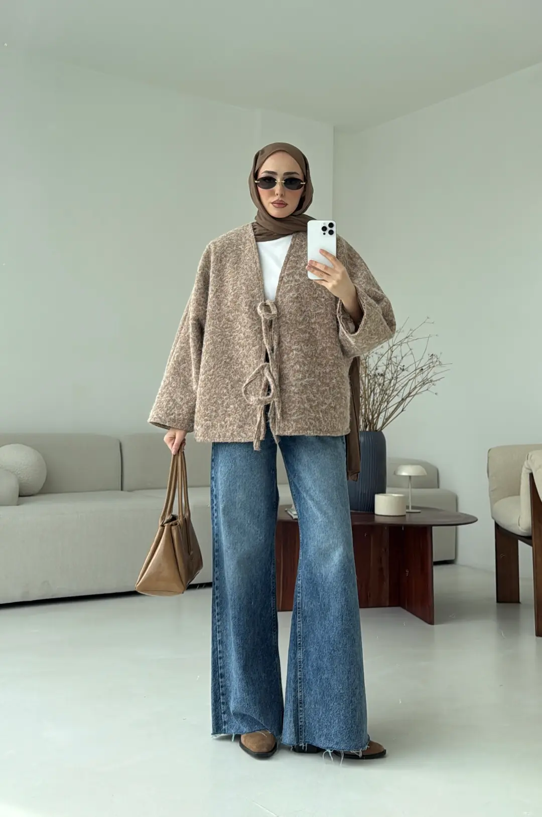 Bagcık Detay Oversize Ceket - Görsel 4