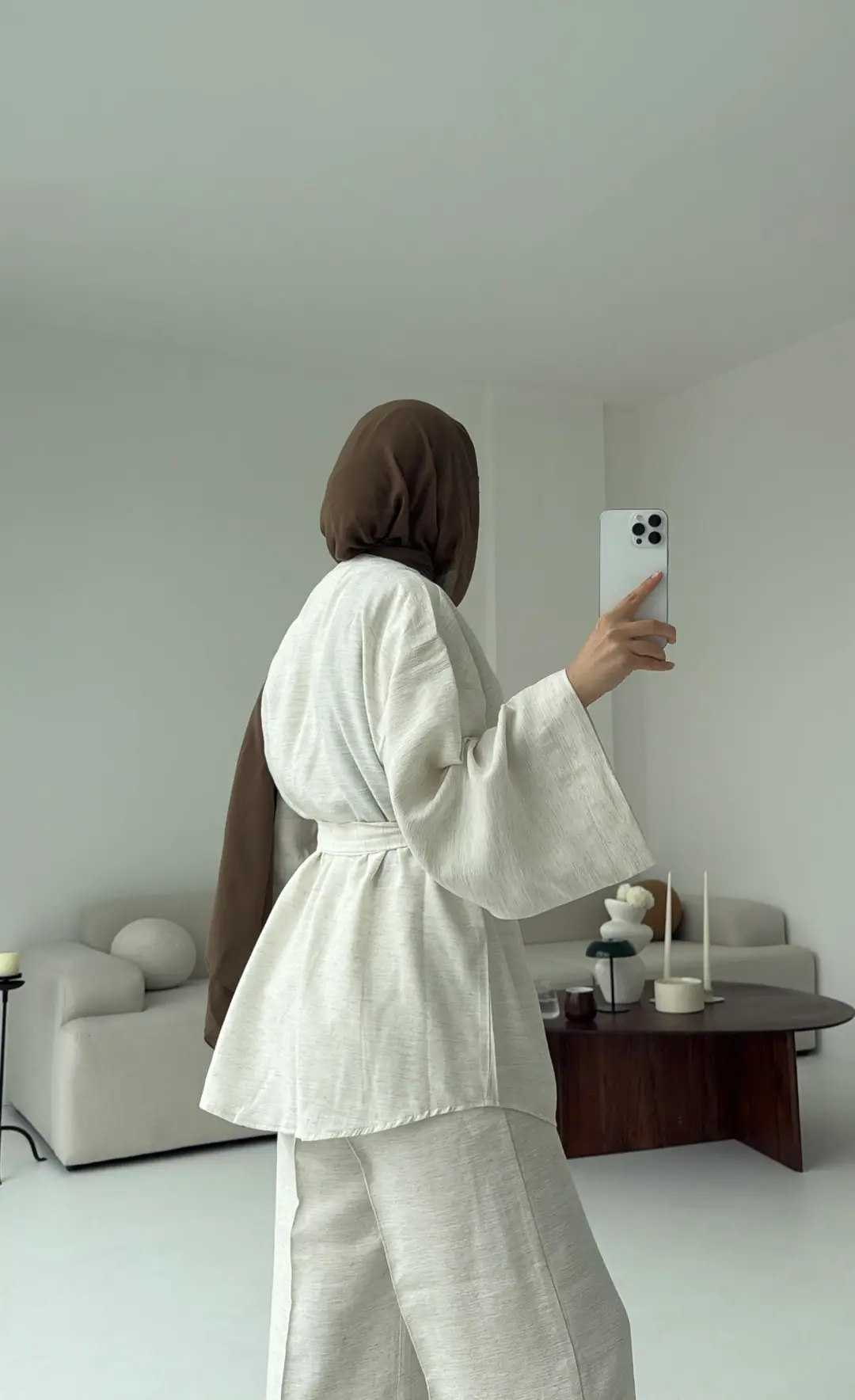 Bagcıklı Kimono Takım Taş - Görsel 3