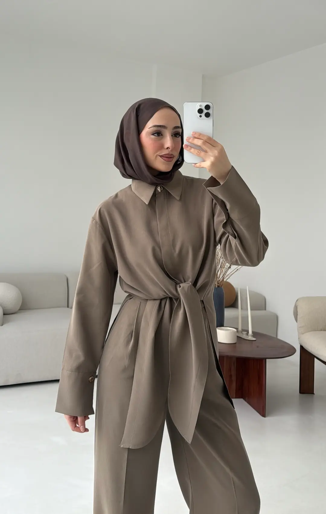 Bağlamalı Bluz Takım Haki - Görsel 2