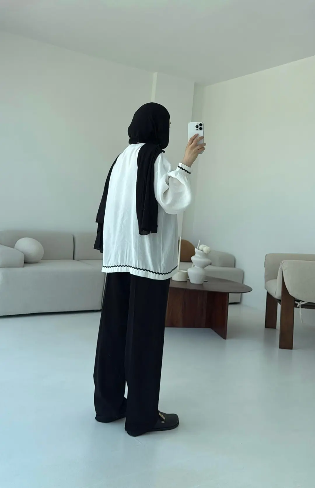 Bağlamalı Dantel Detay Kimono Beyaz