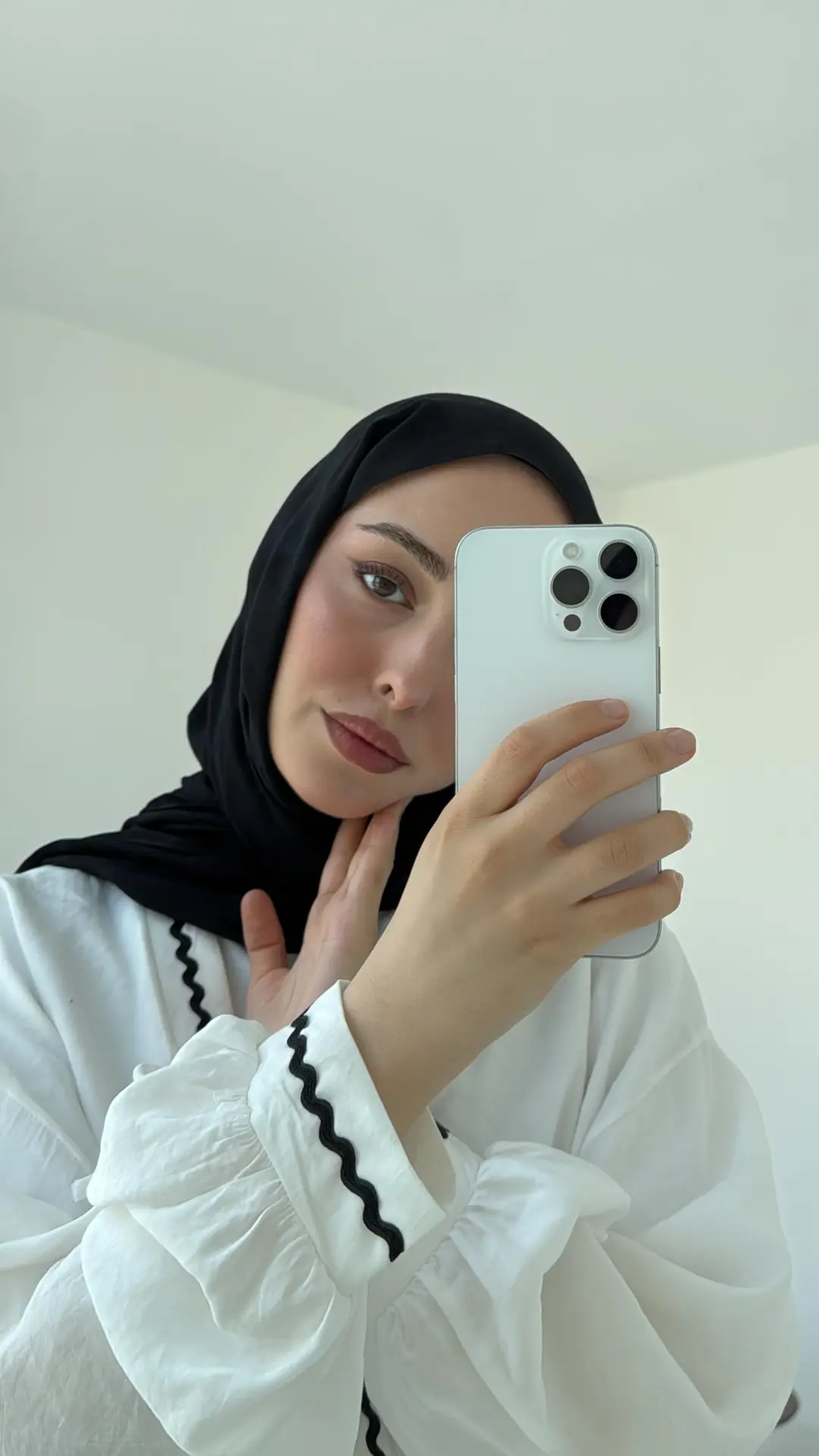 Bağlamalı Dantel Detay Kimono Beyaz - Görsel 3