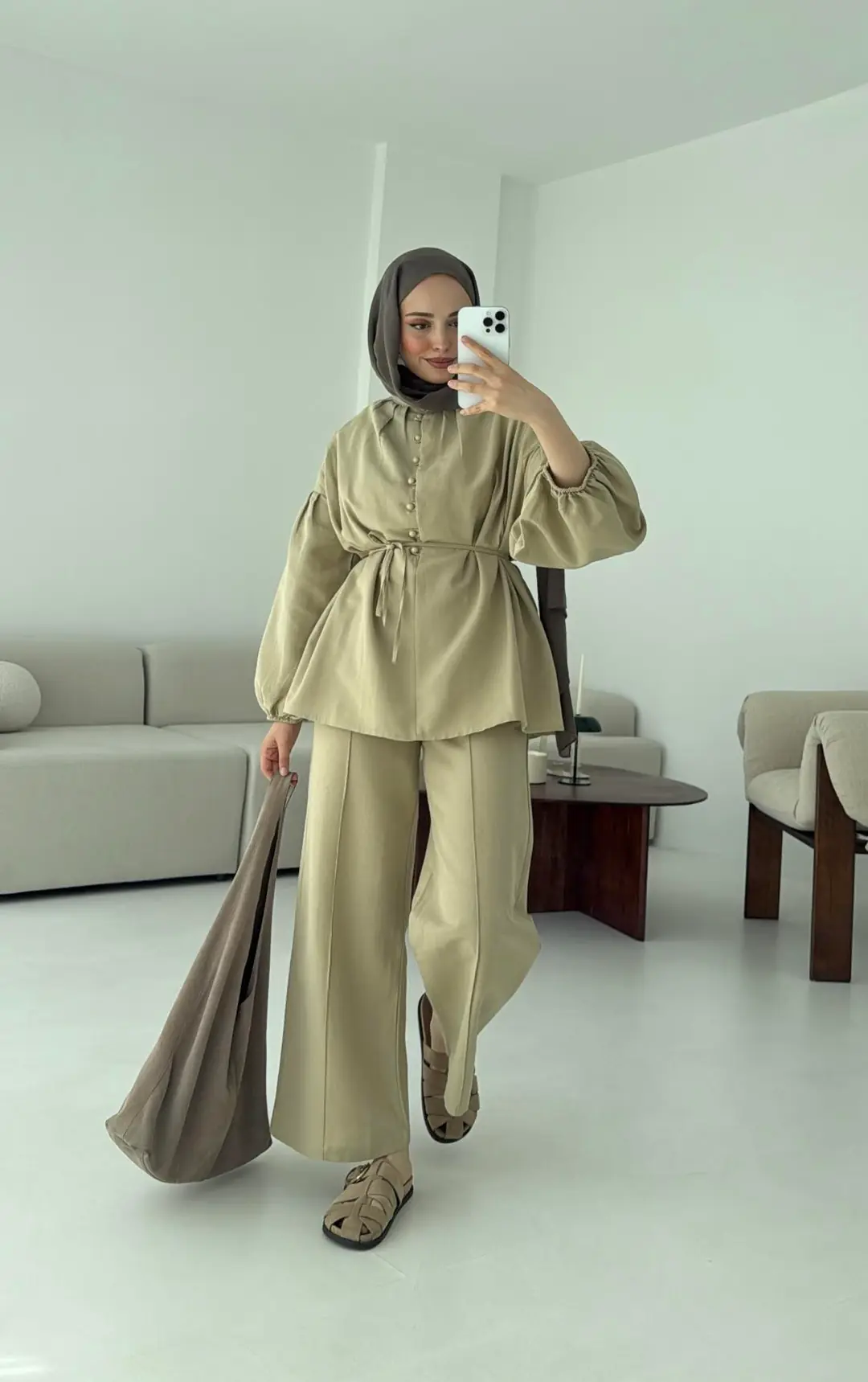 Balon Kol Takım Haki