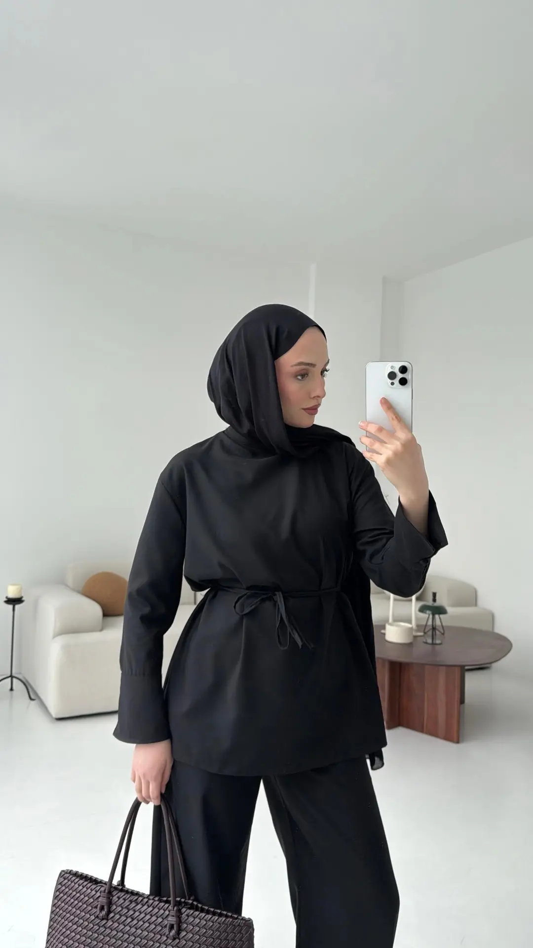 Basıc Bağlamalı Takım Siyah - Görsel 4