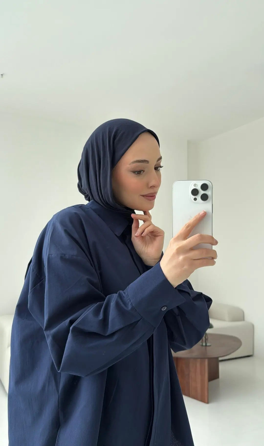 Basic Lacivert Gömlek