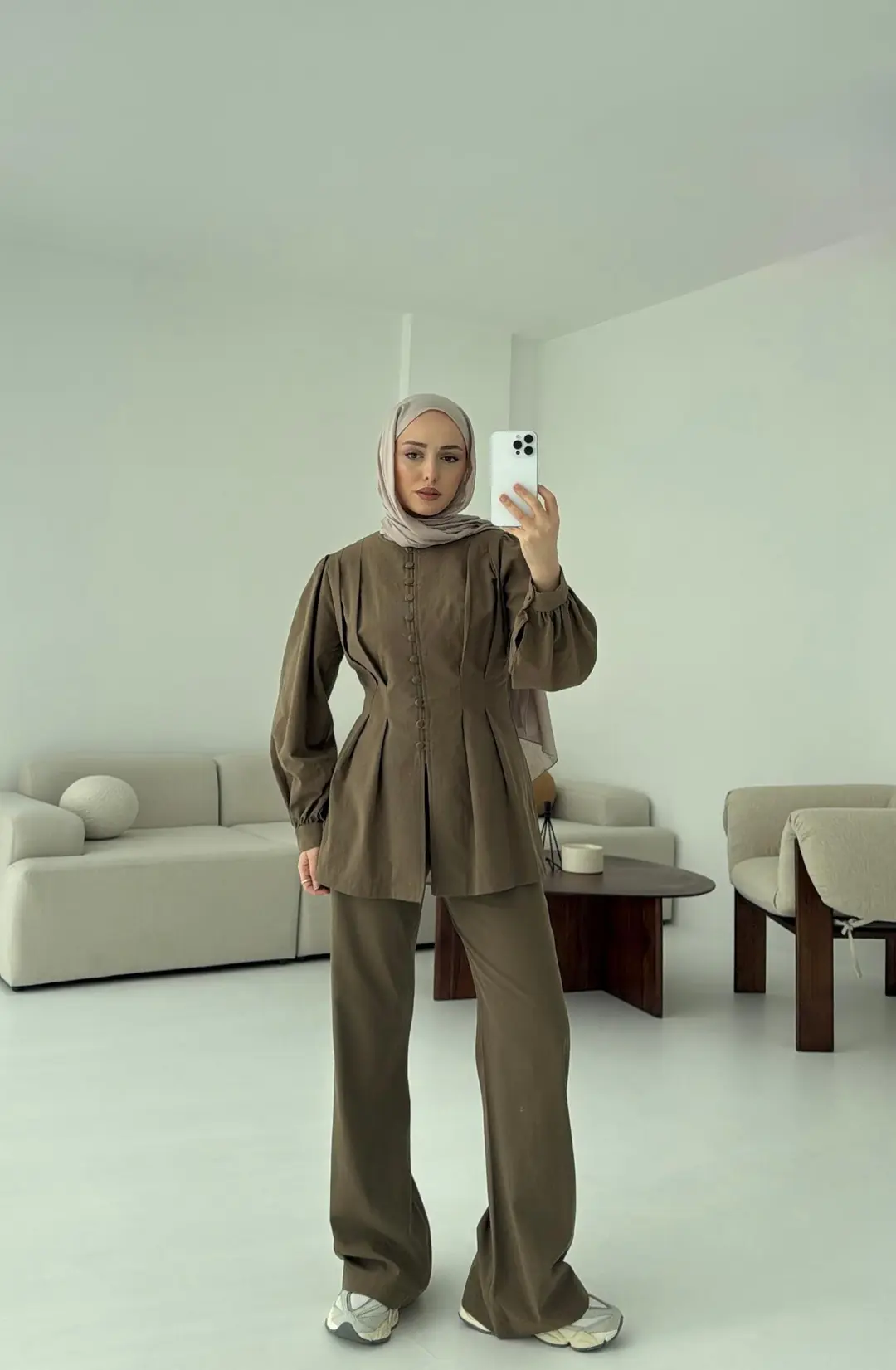 Beli Pensli Takım Haki - Görsel 2