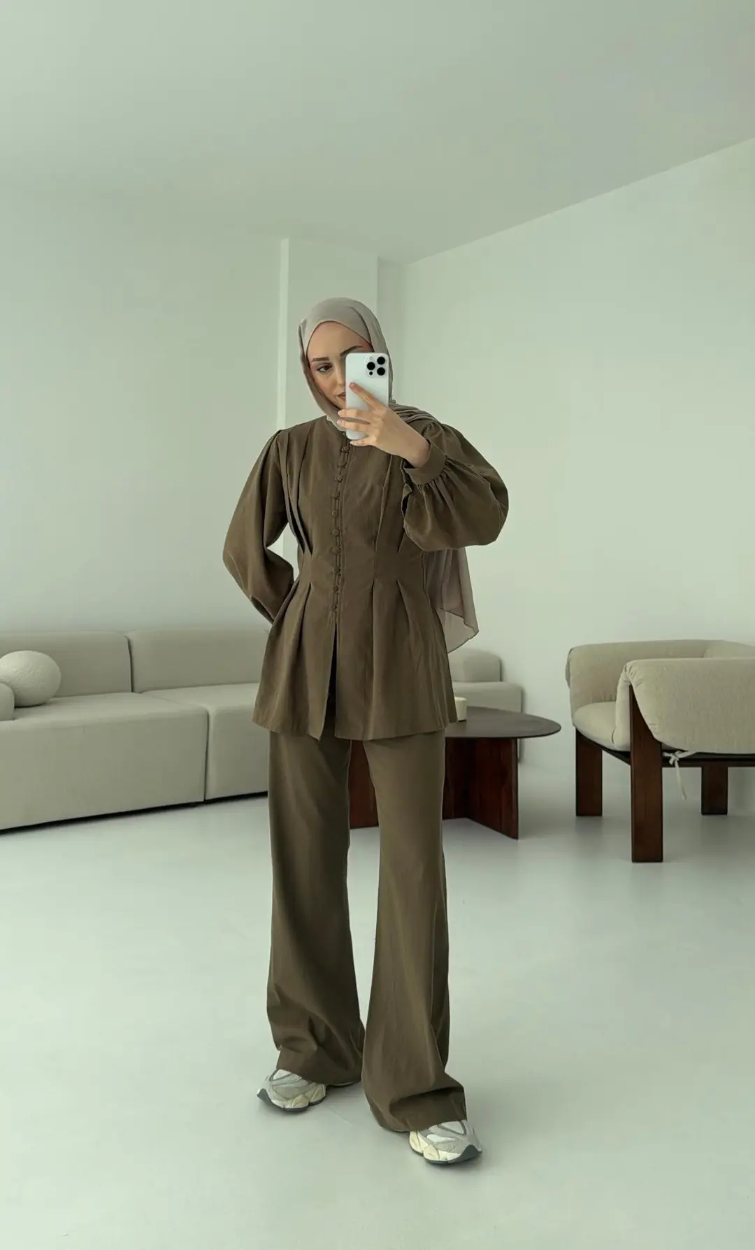 Beli Pensli Takım Haki - Görsel 3