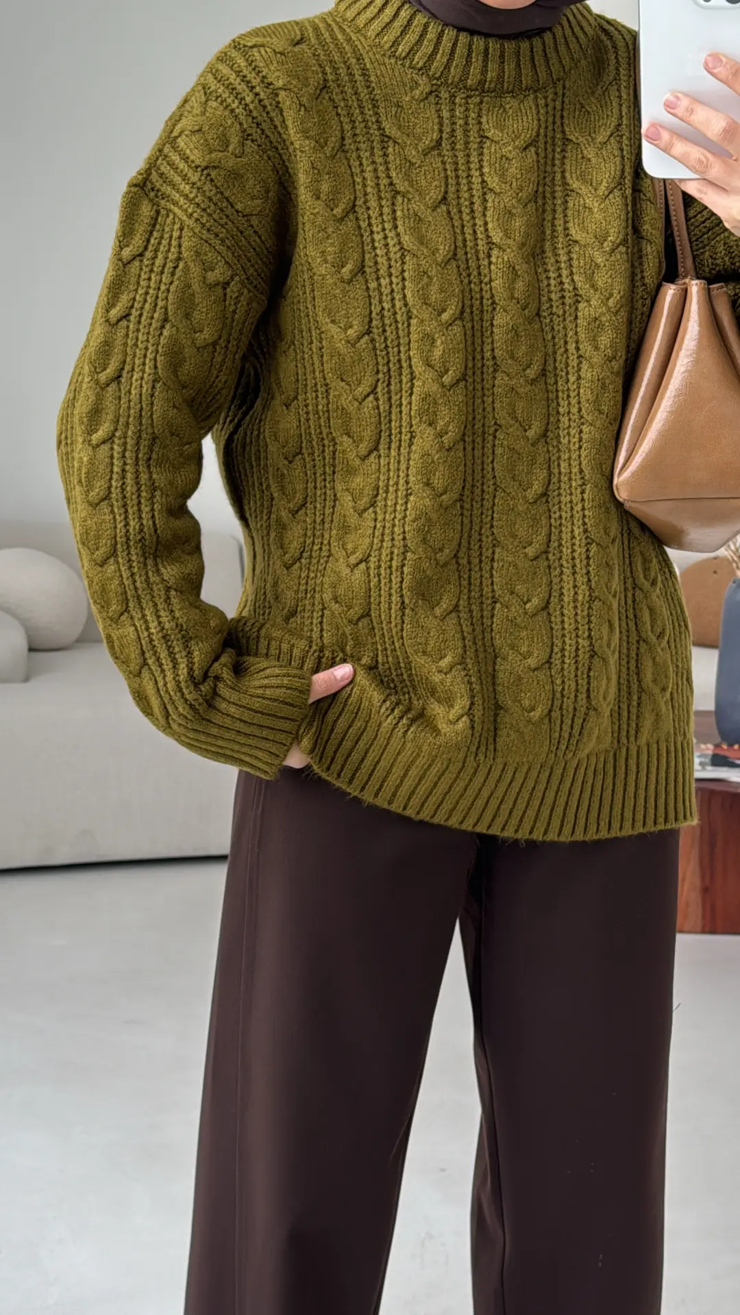 Biso Kazak Olive - Görsel 3