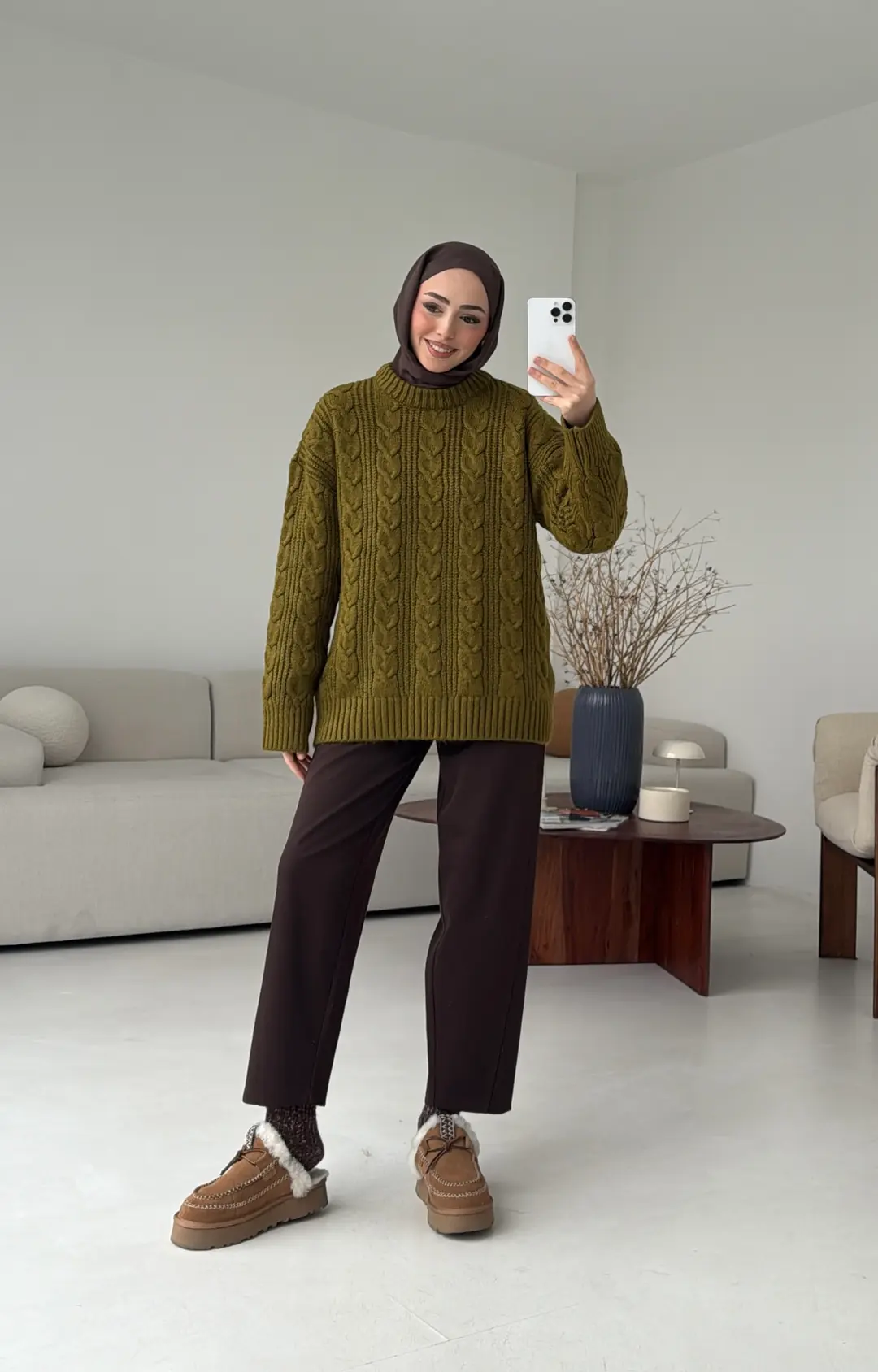 Biso Kazak Olive - Görsel 4