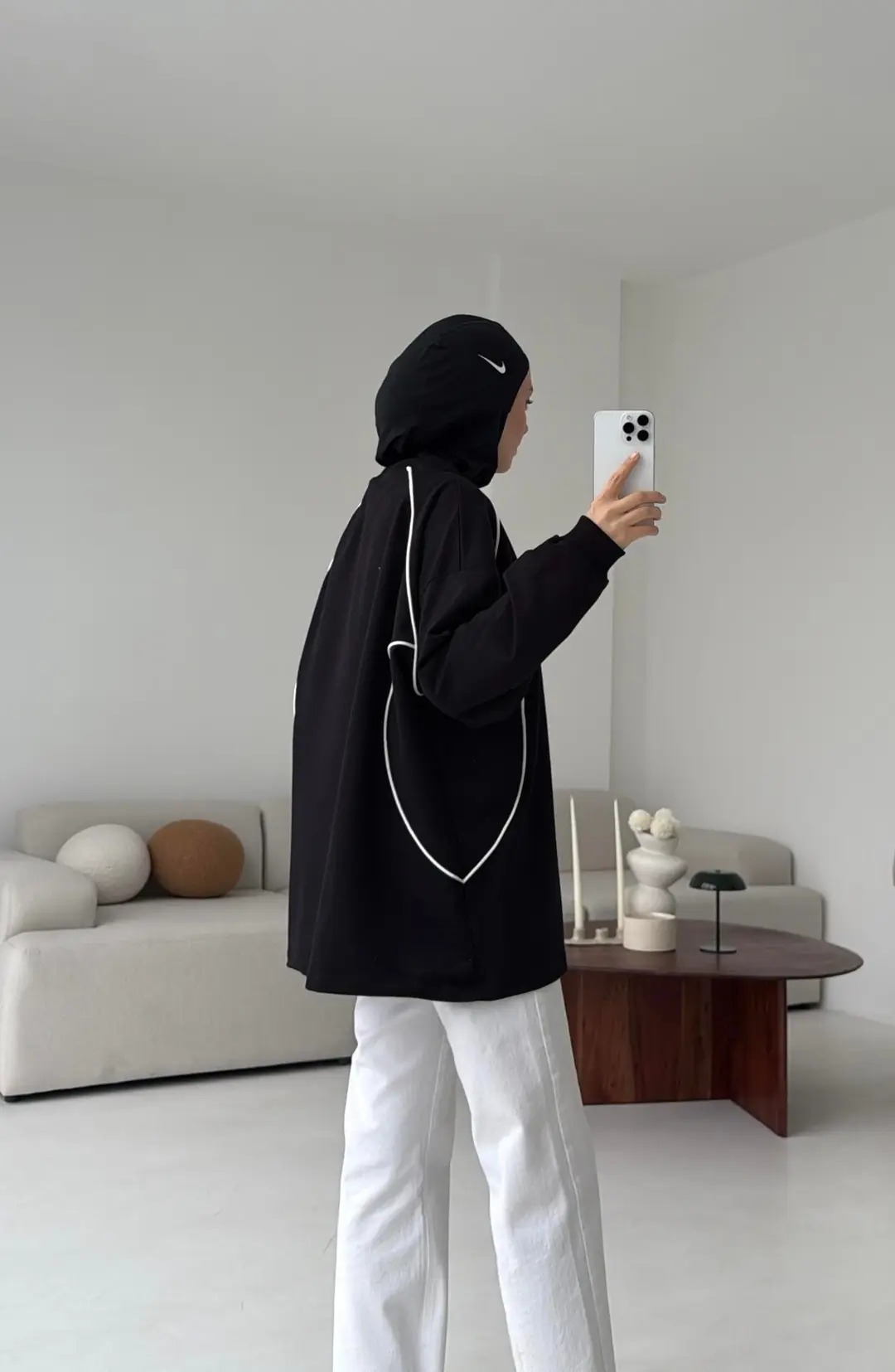 Biyeli Sweat Siyah - Görsel 5