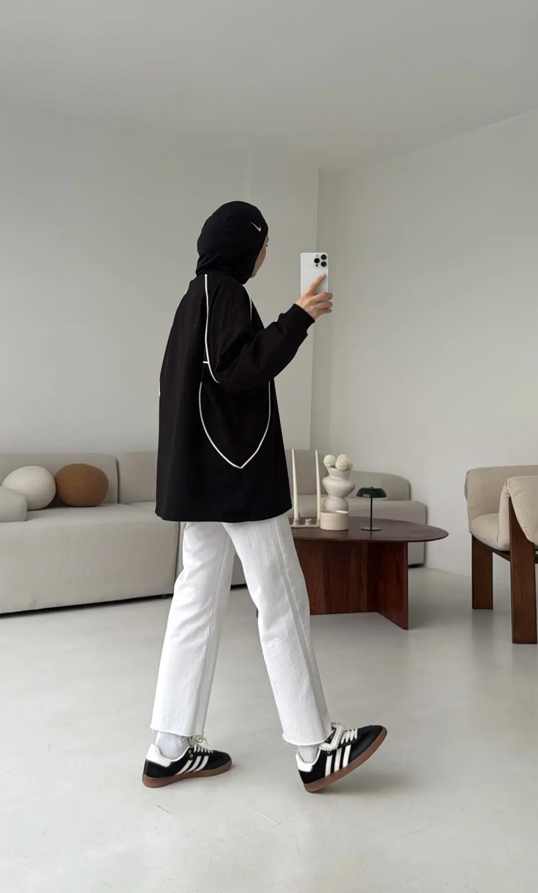 Biyeli Sweat Siyah - Görsel 6