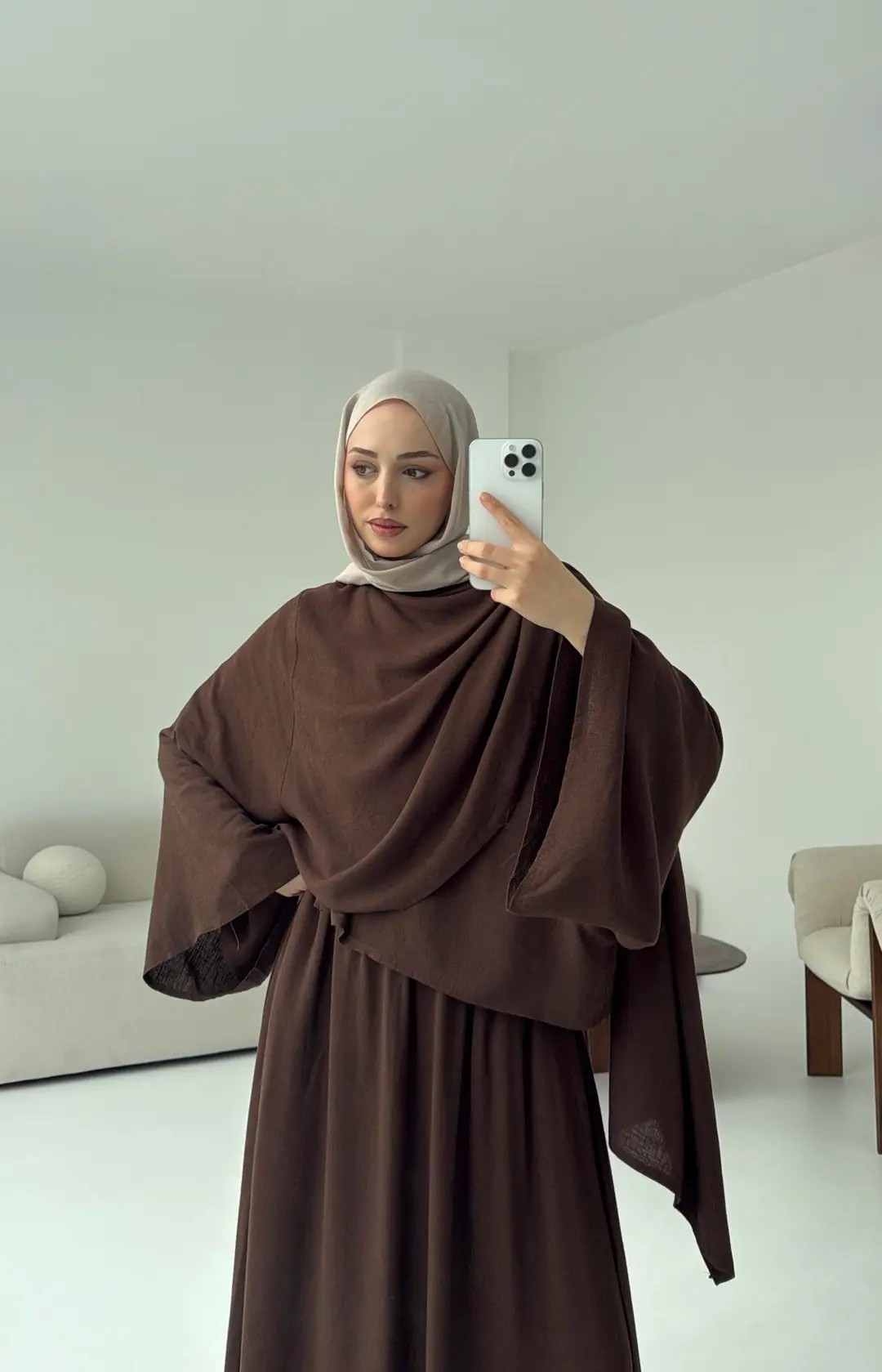 Bohem Etekli Takım Kahve - Görsel 2