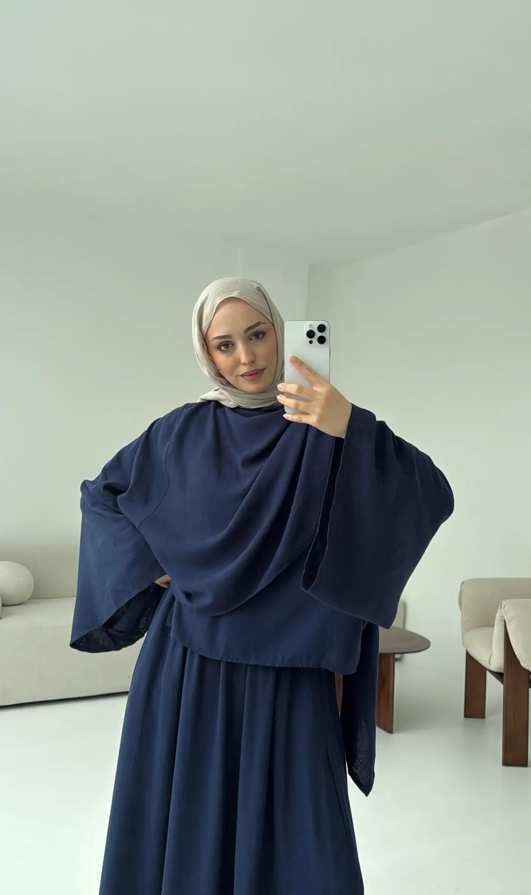 Bohem Etekli Takım Lacivert - Görsel 5