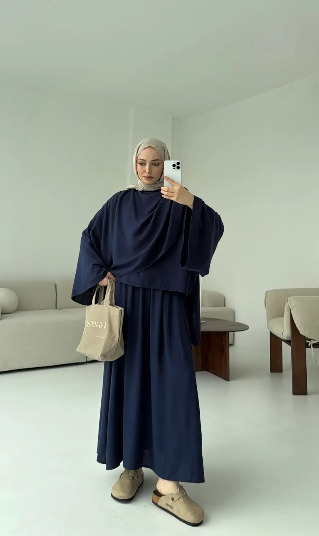 Bohem Etekli Takım Lacivert - Görsel 9