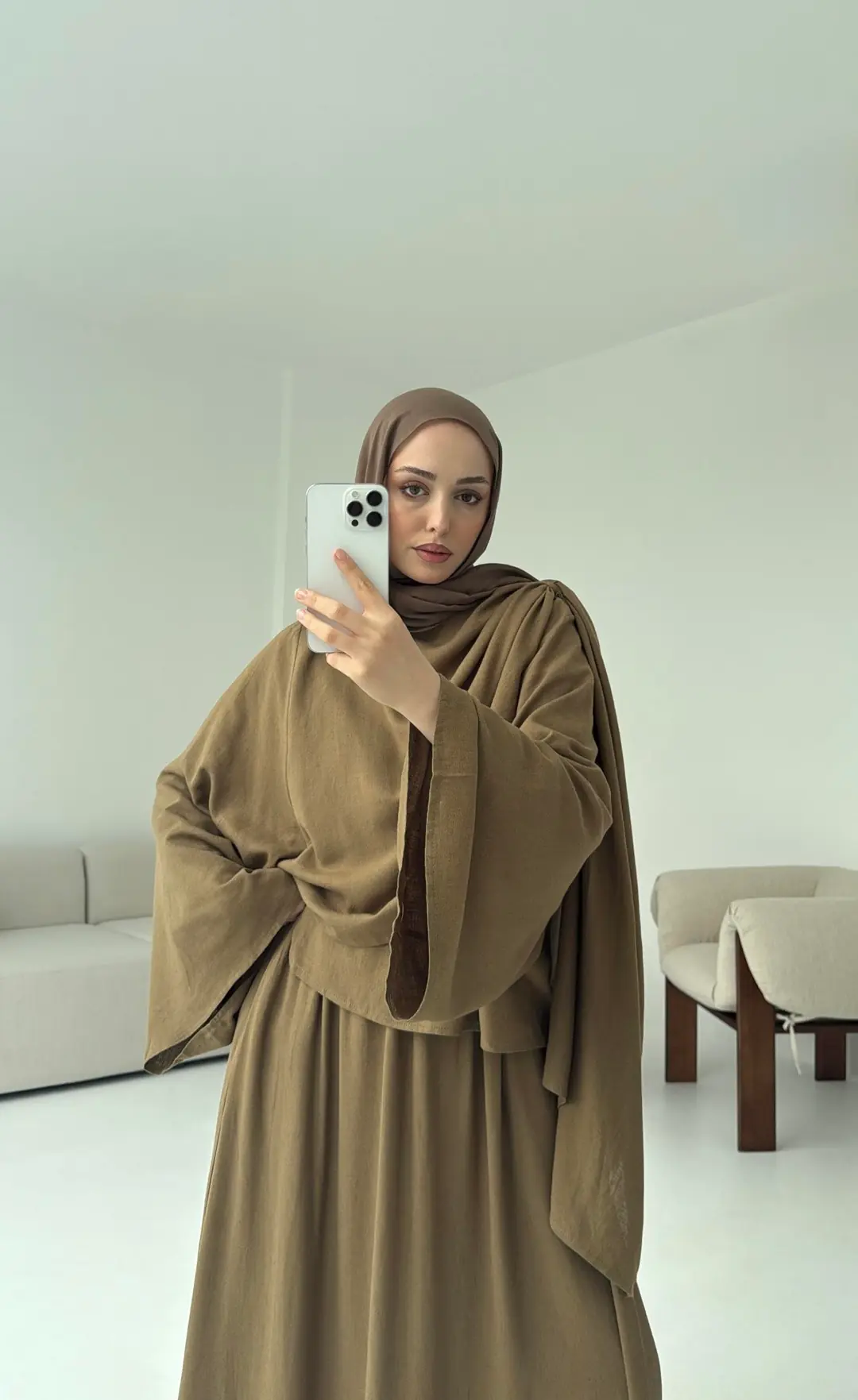 Bohem Etekli Takım Olive - Görsel 6