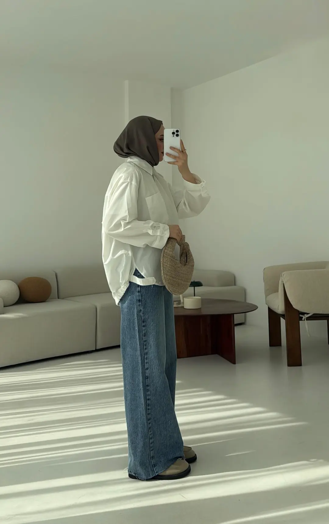 Bomber Gömlek Beyaz - Görsel 2