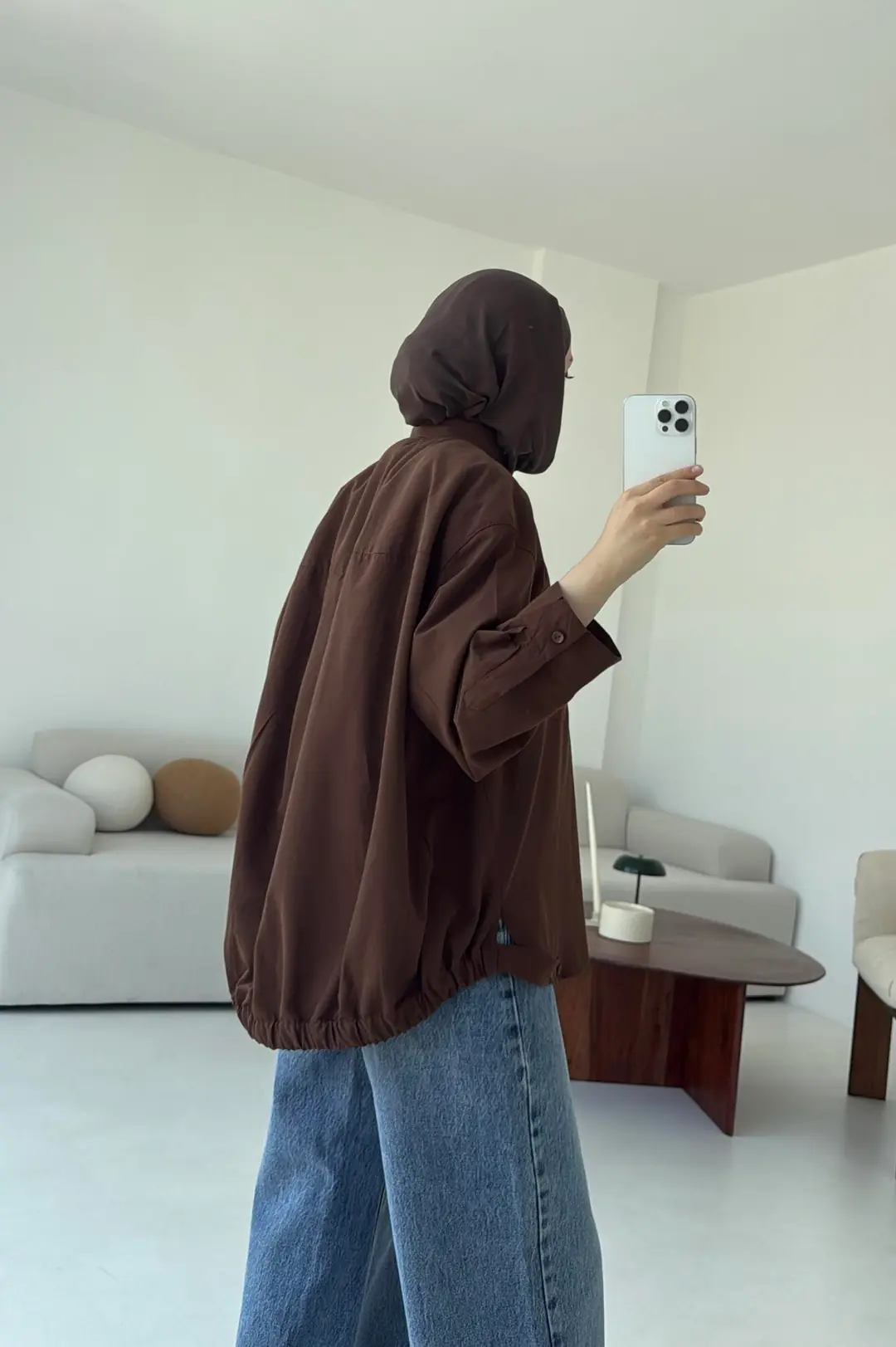 Bomber Gömlek Kahve