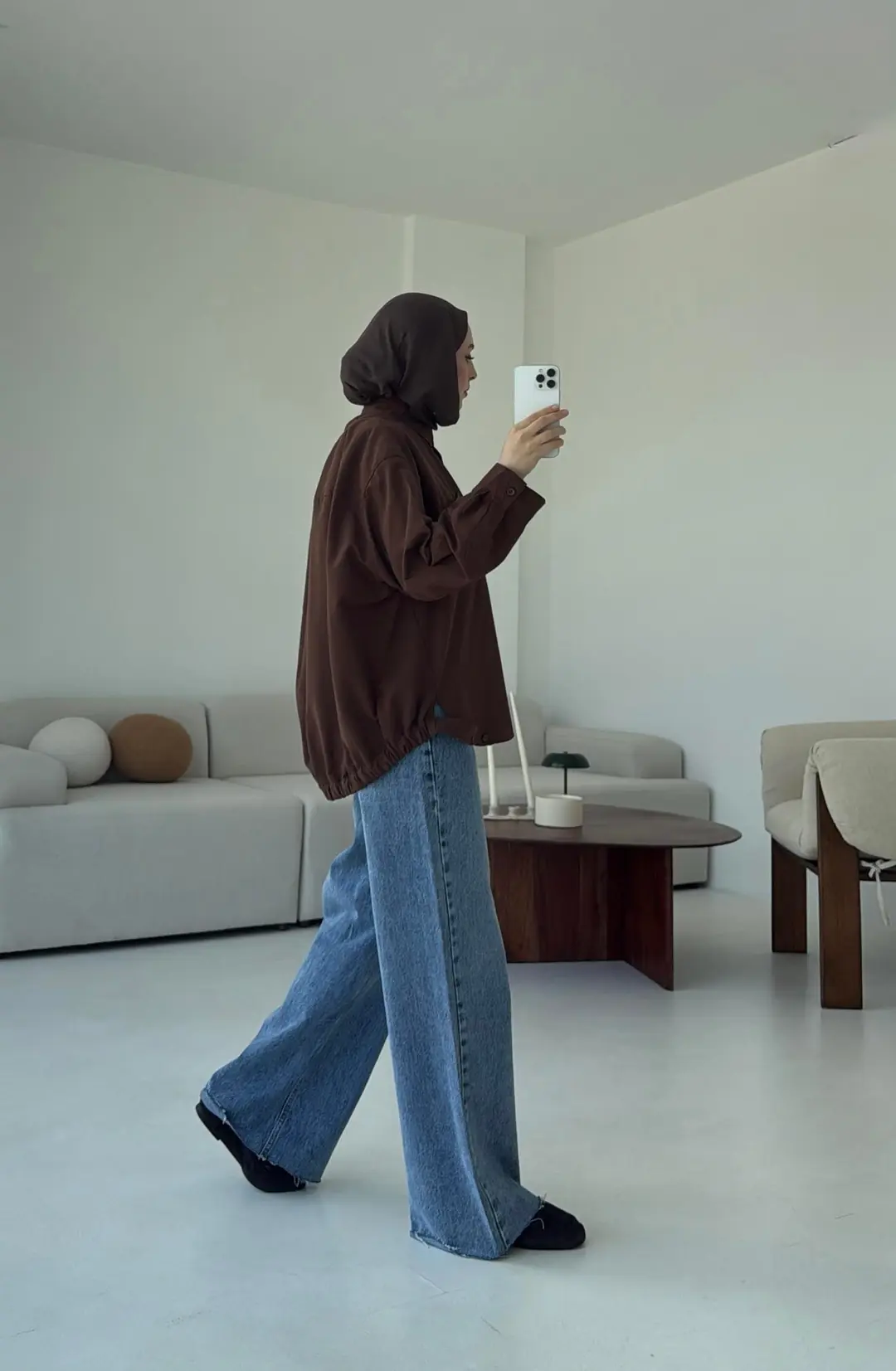 Bomber Gömlek Kahve - Görsel 6