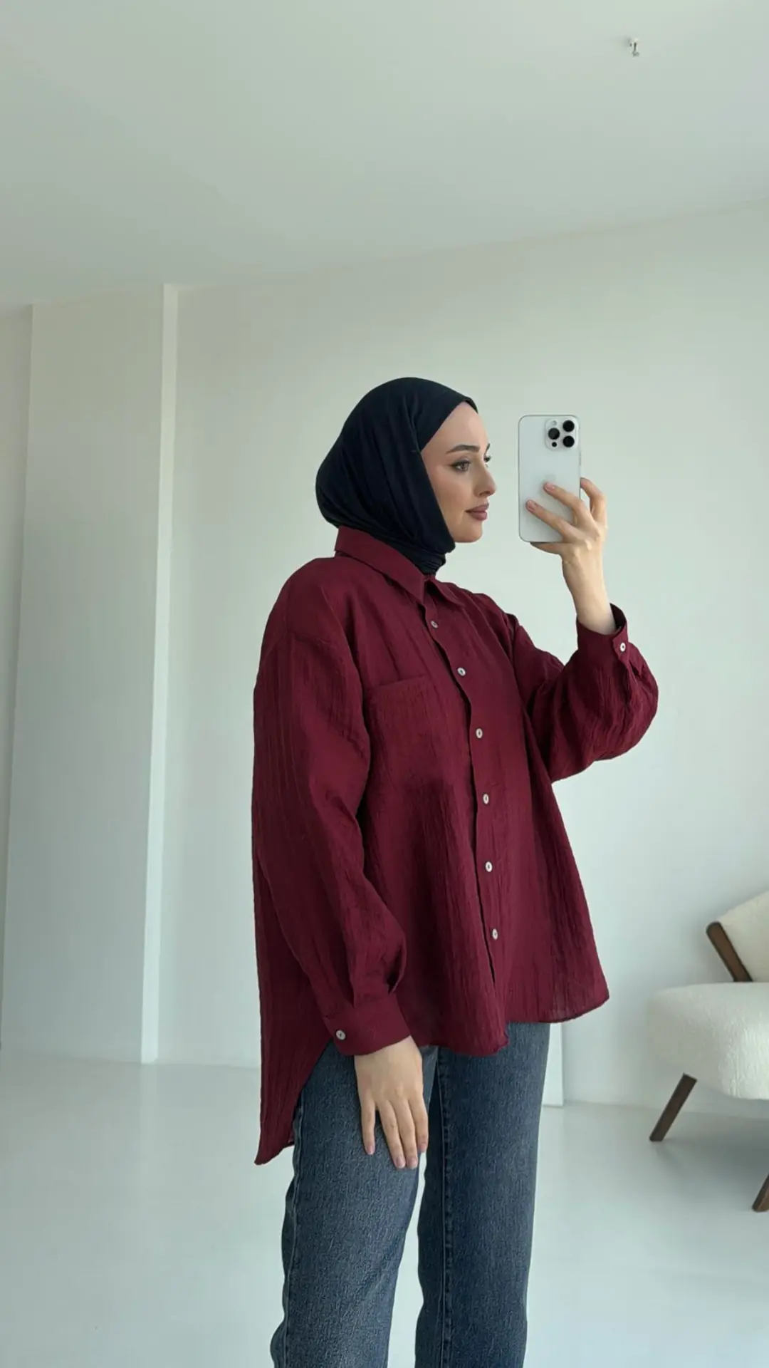 Bordo Premium Gömlek