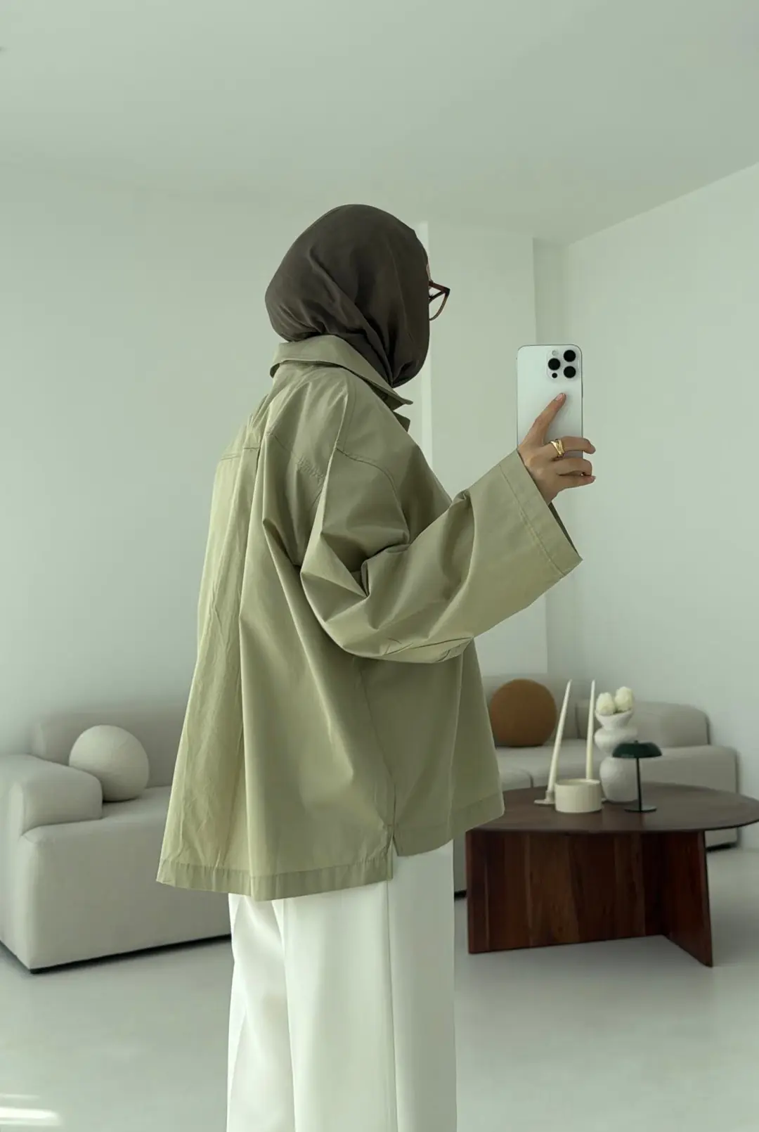 Boxfıt Acık Haki Gömlek