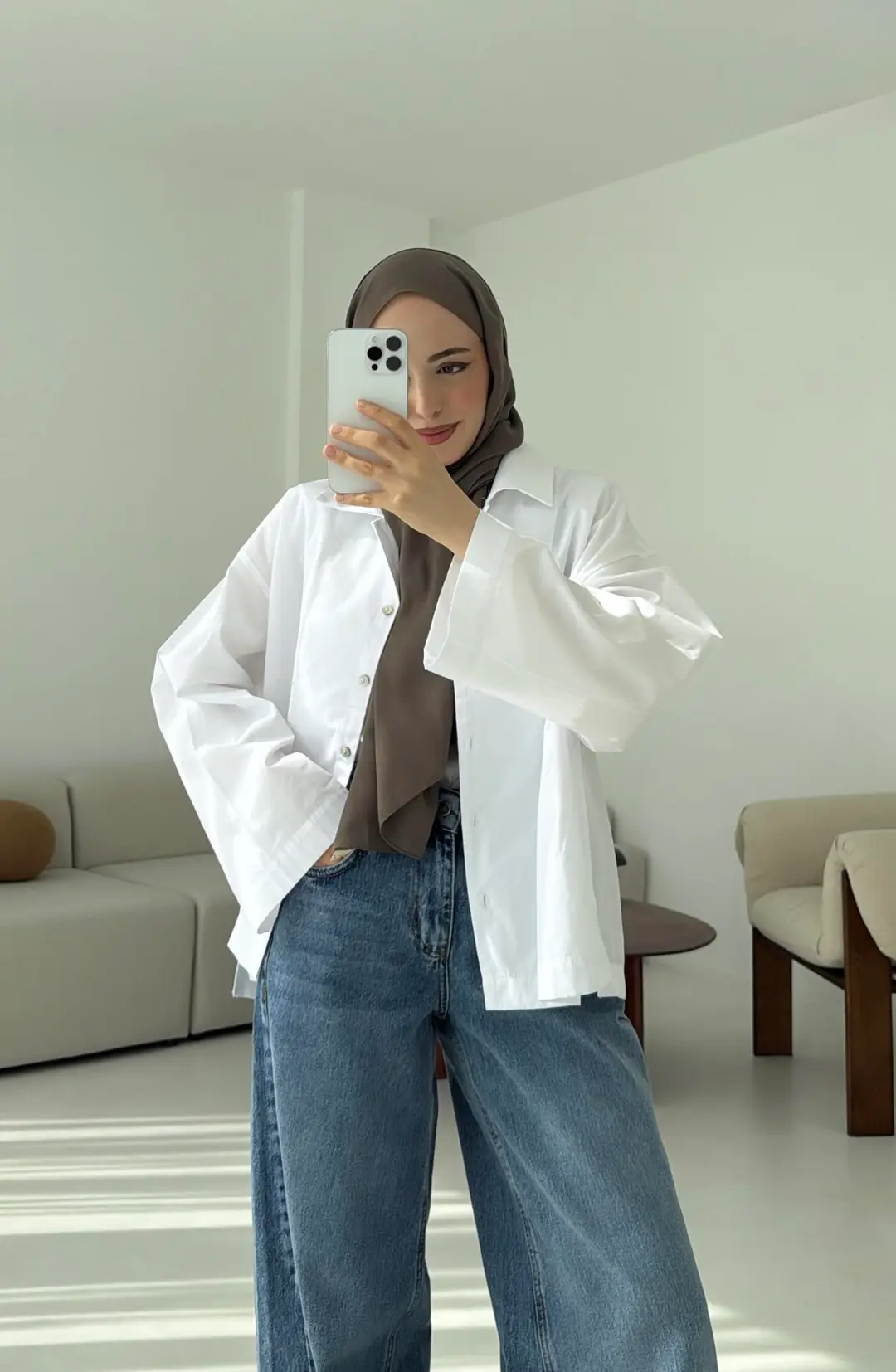 Boxfıt Beyaz Gömlek