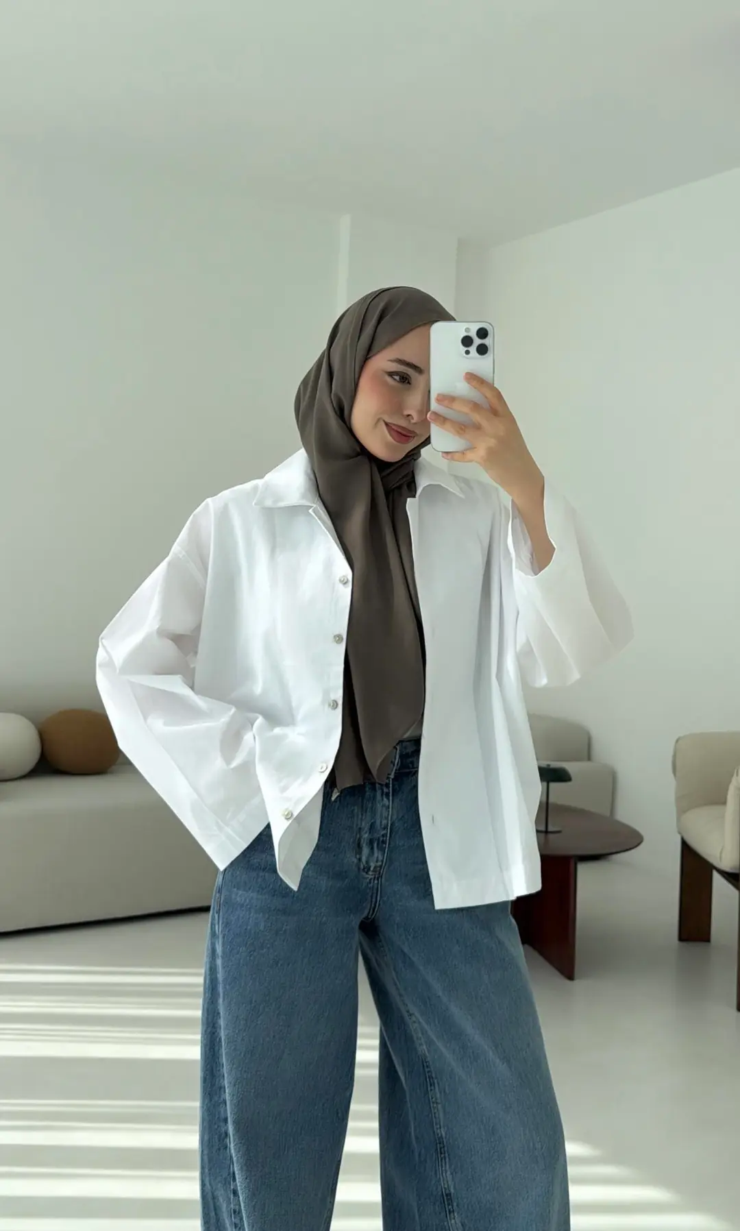 Boxfıt Beyaz Gömlek - Görsel 4