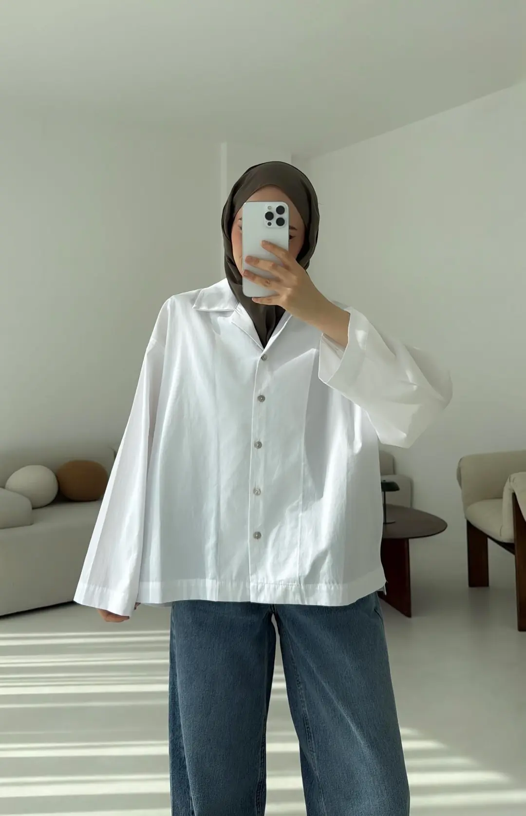 Boxfıt Beyaz Gömlek - Görsel 6