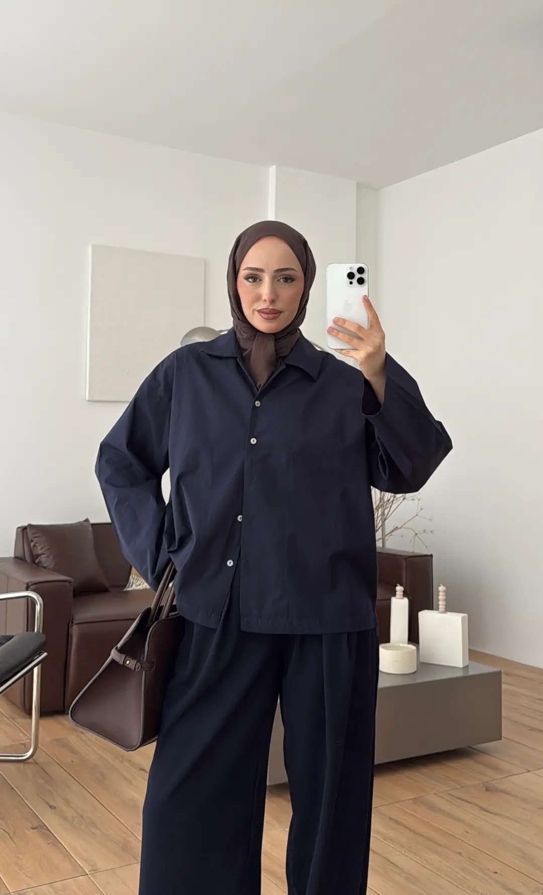 Boxfıt Gömlek Lacivert - Görsel 4