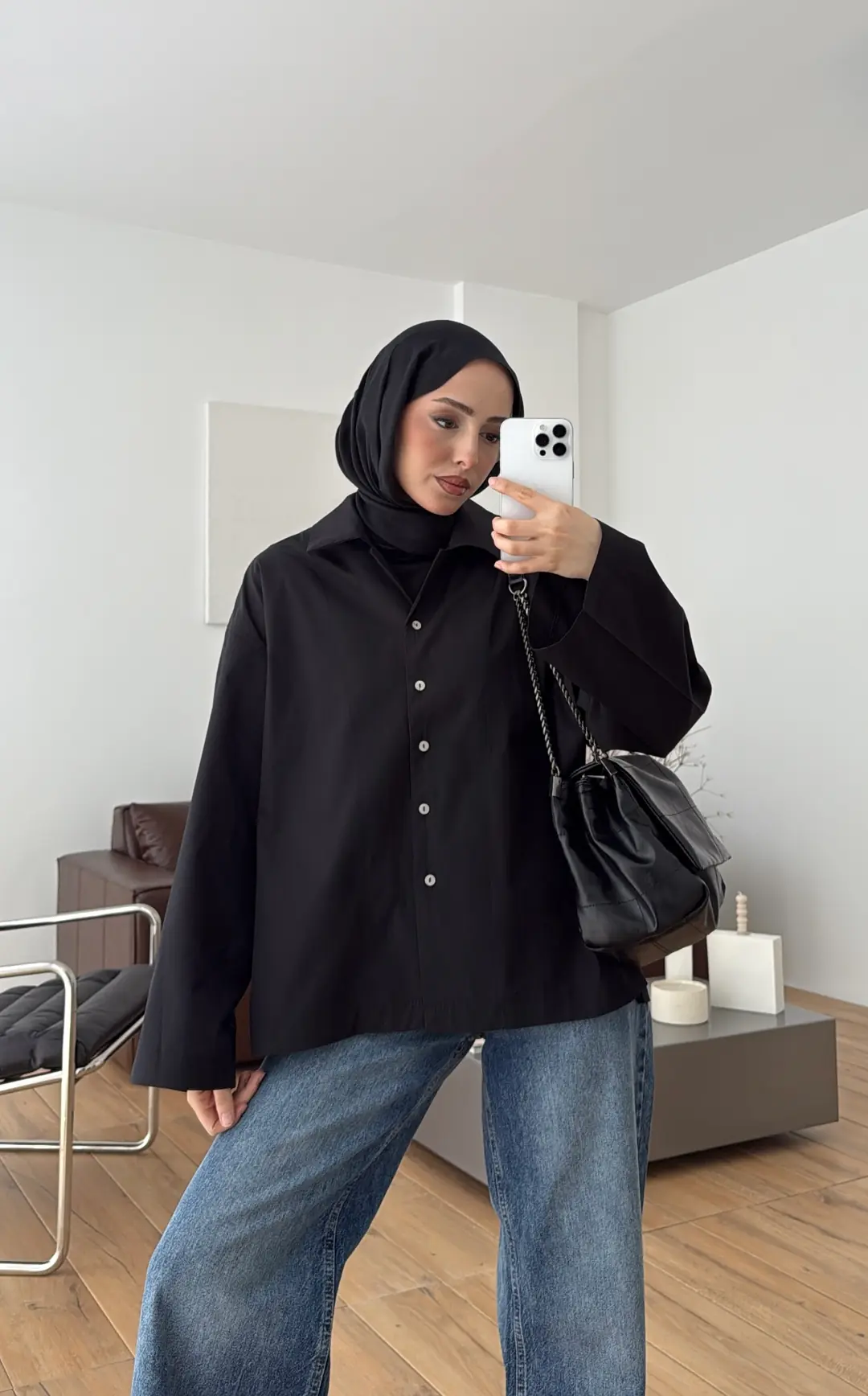 Boxfıt Gömlek Siyah