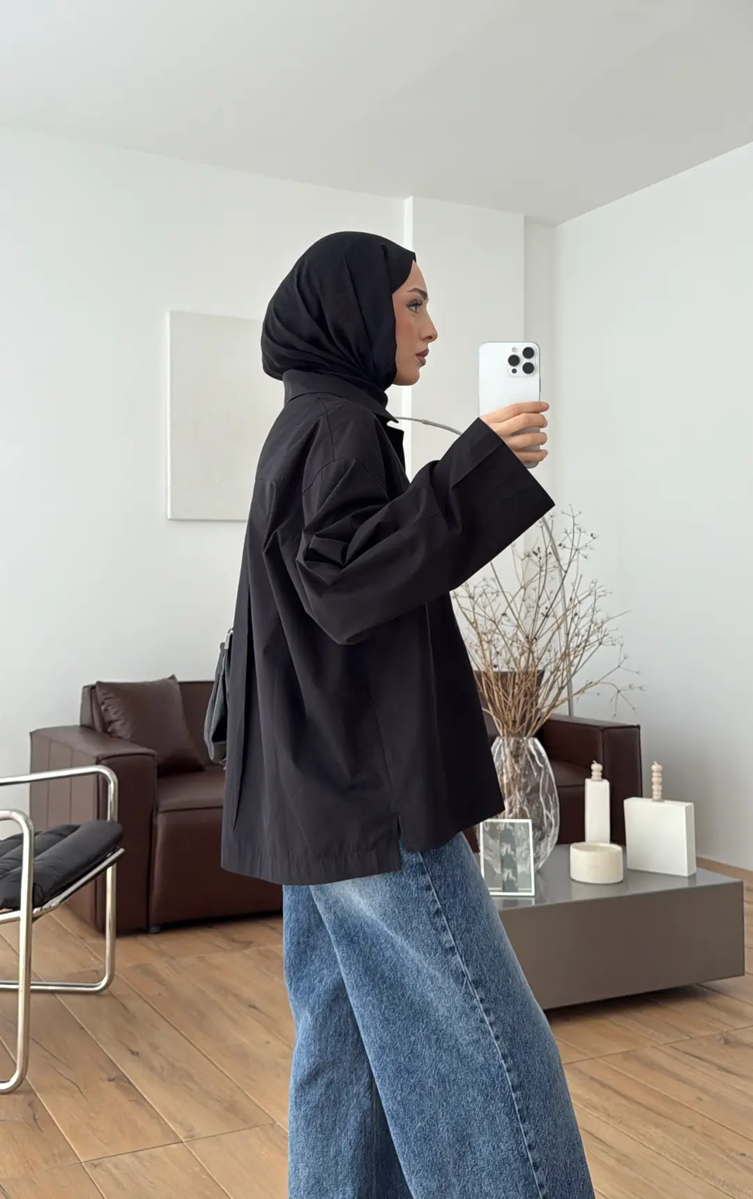 Boxfıt Gömlek Siyah - Görsel 2