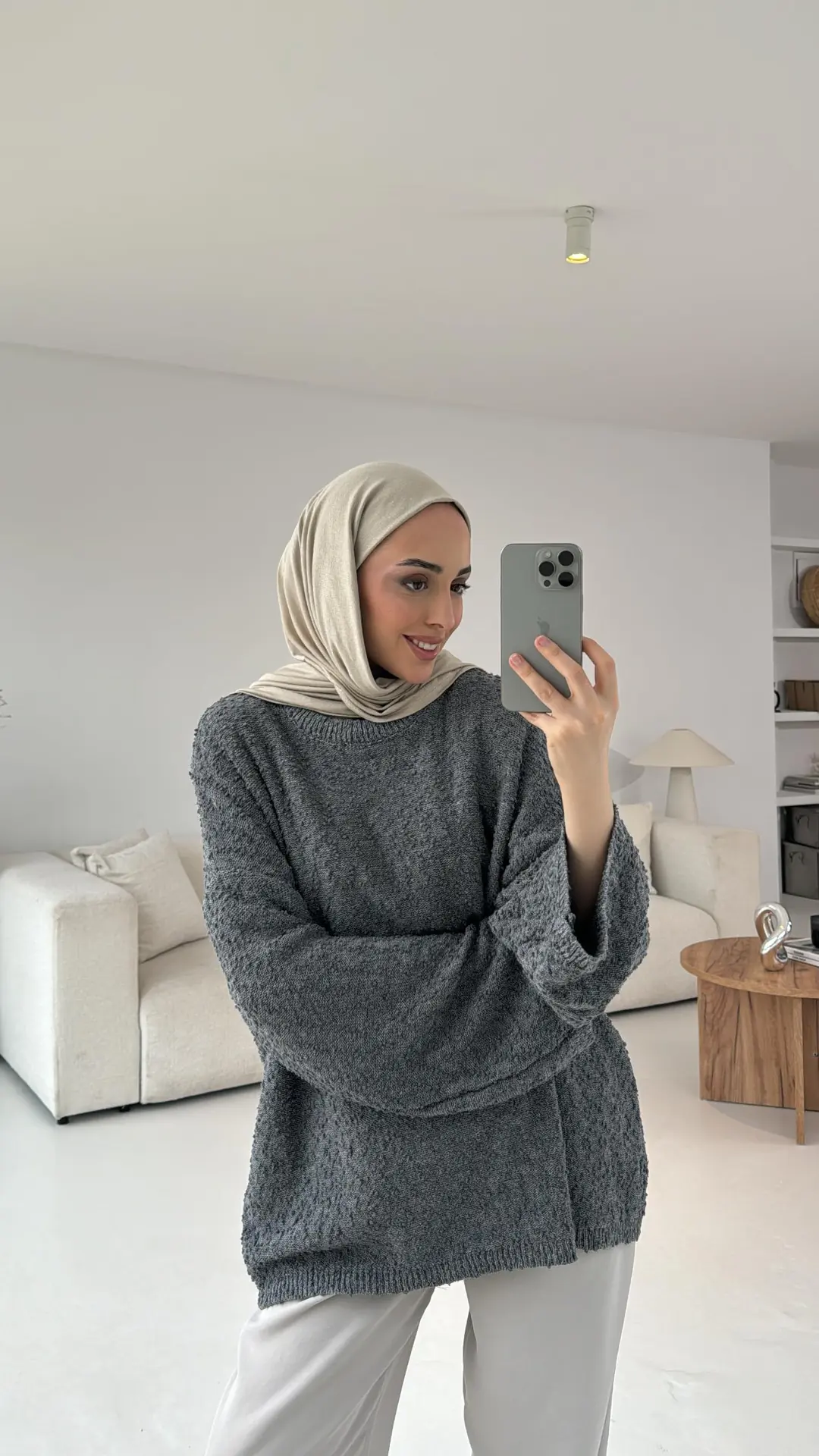 Bürümcüklü Kazak Gri - Görsel 2