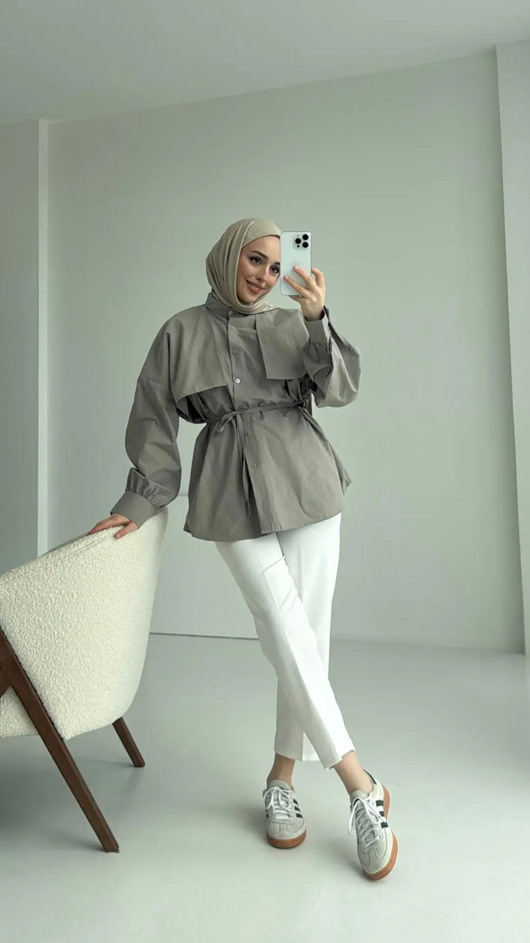 Çağla Bağlamalı Gömlek - Görsel 2