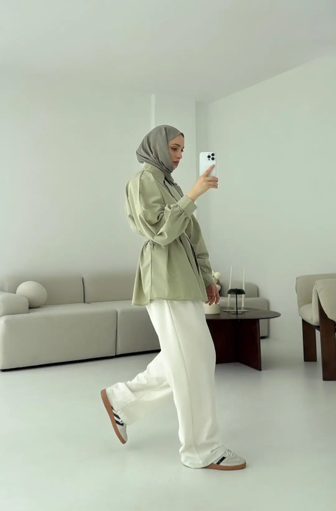 Cagla Balon Kol Bağlamalı Gömlek - Görsel 7