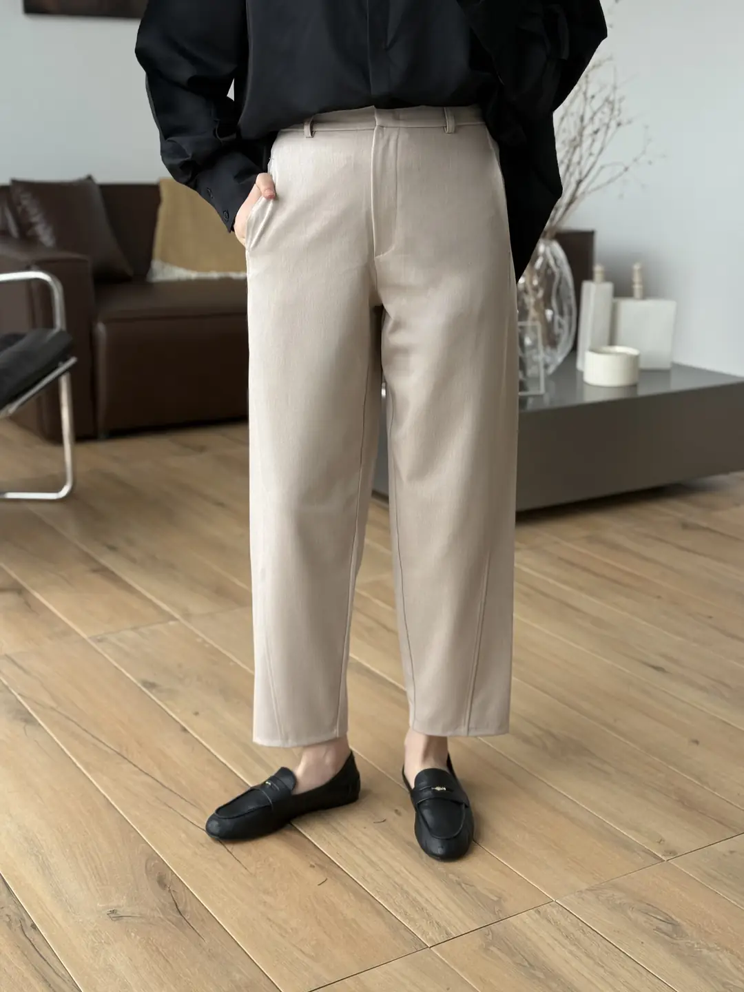 Carrot Kumaş Pantolon Bej