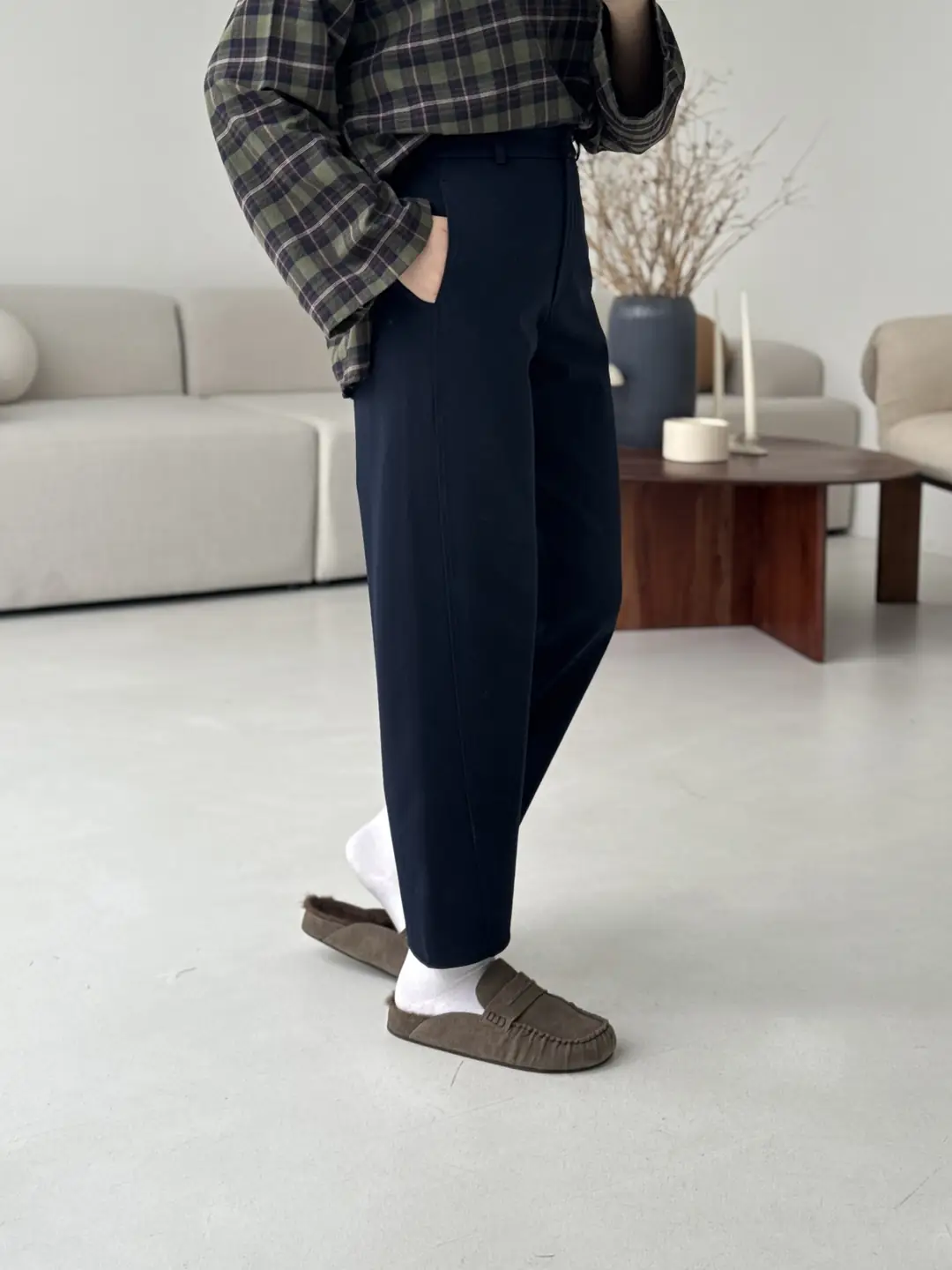 Carrot Kumaş Pantolon Lacivert - Görsel 3