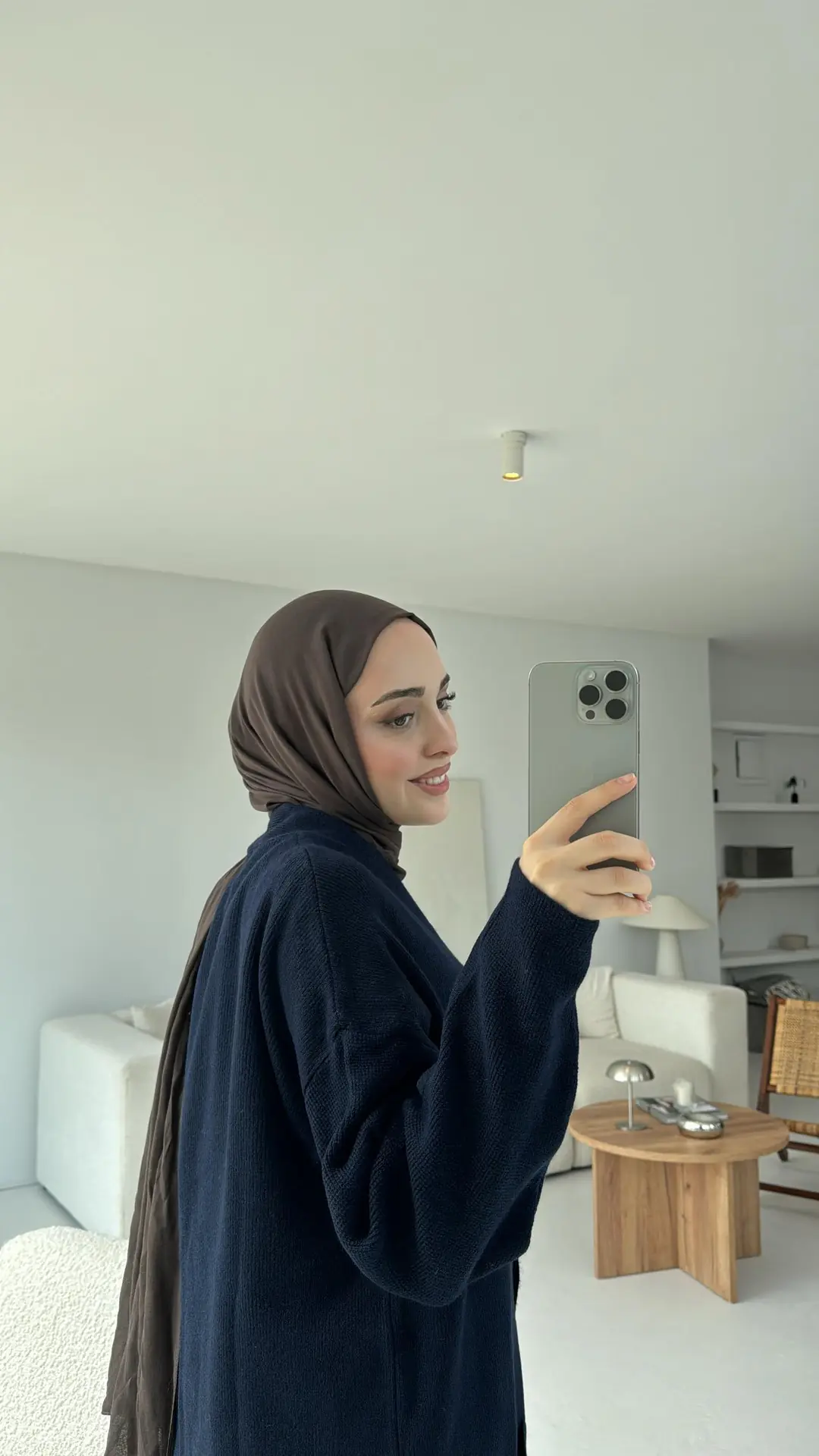 Düğmeli Cepli Triko Hırka Lacivert - Görsel 2