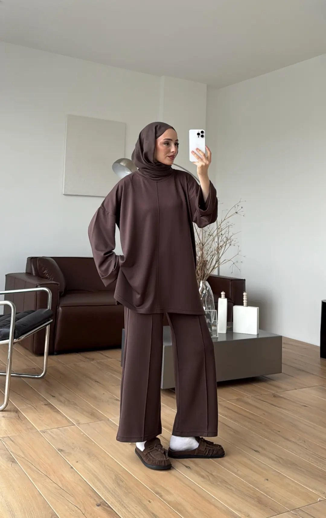 Cimalı Oysho Takım Kahve - Görsel 3