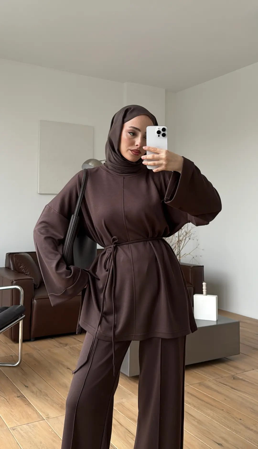 Cimalı Oysho Takım Kahve - Görsel 5