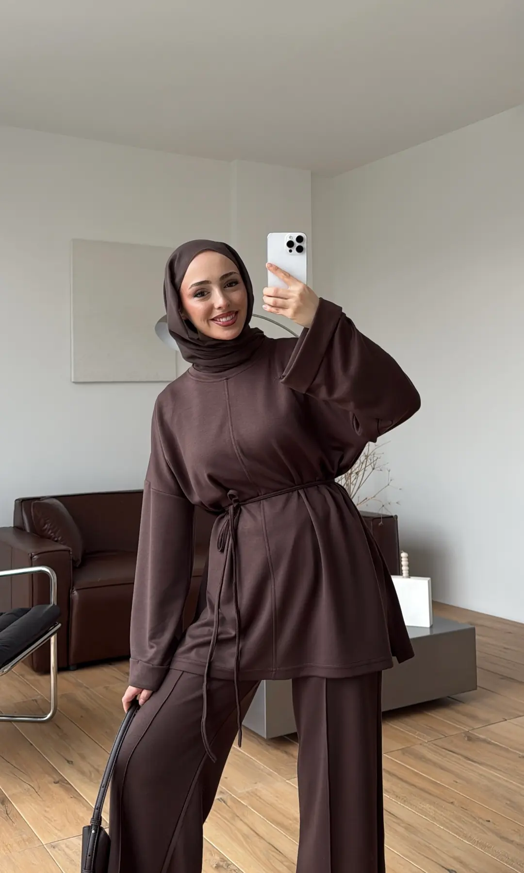 Cimalı Oysho Takım Kahve - Görsel 6