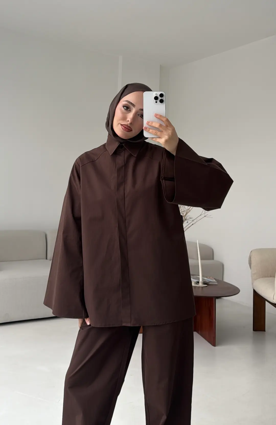 Cotton Takım Kahve - Görsel 6