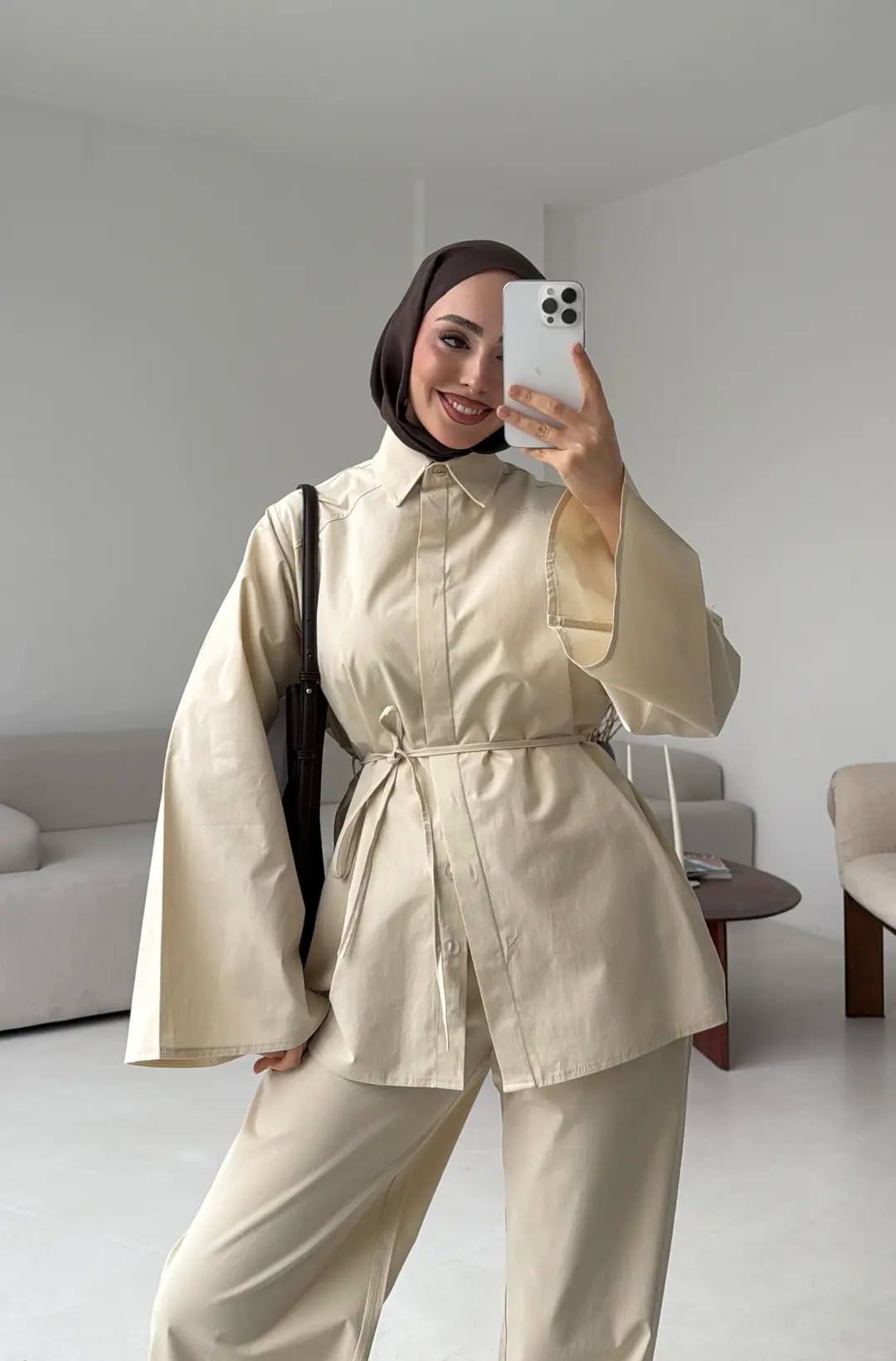 Cotton Takım Krem - Görsel 4