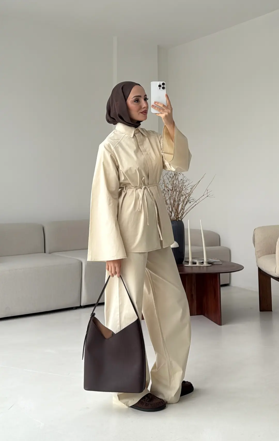 Cotton Takım Krem - Görsel 5