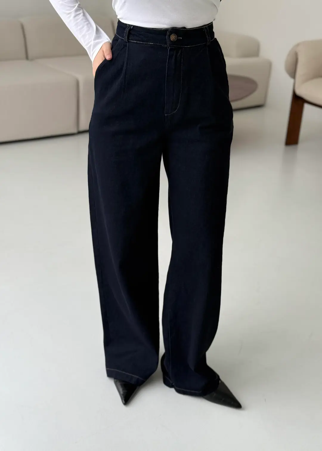 Denim Bağlamalı Takım - Görsel 7