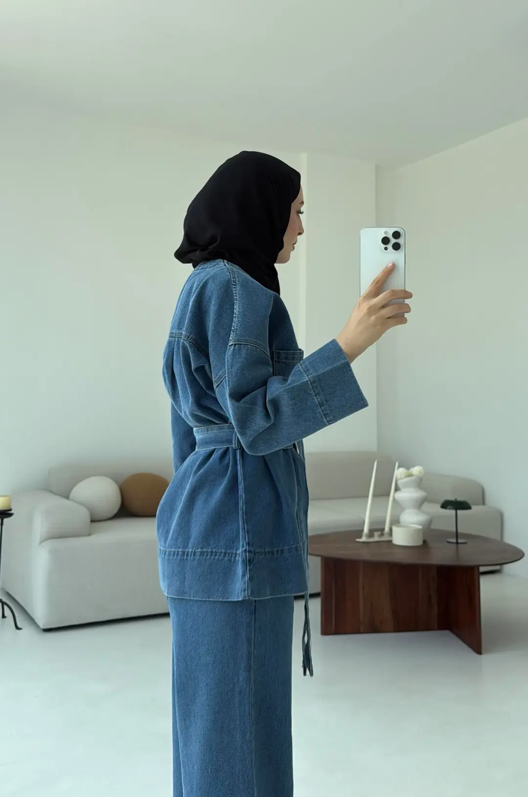 Denim Baglamalı Takım - Görsel 6