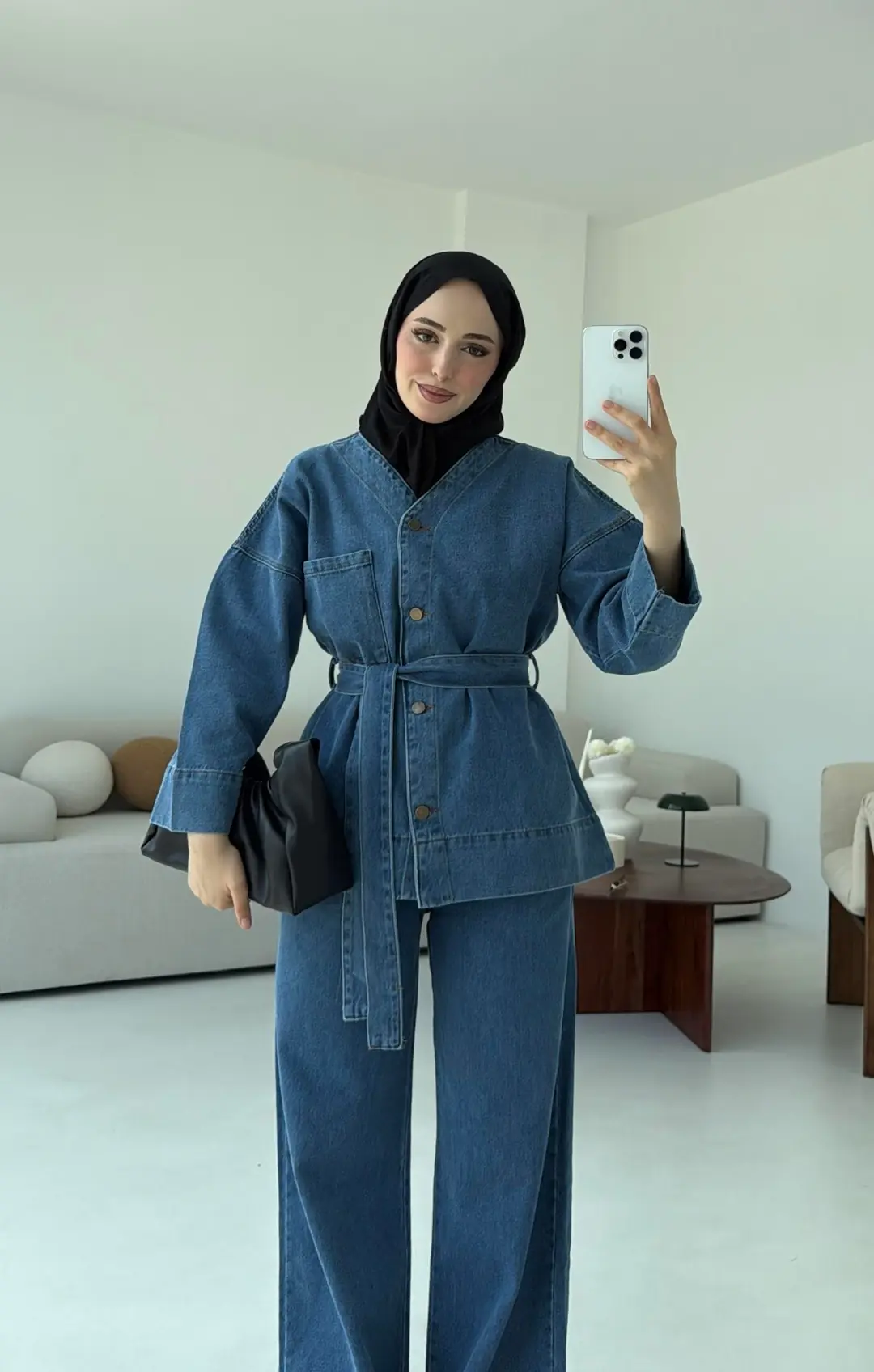 Denim Baglamalı Takım - Görsel 7